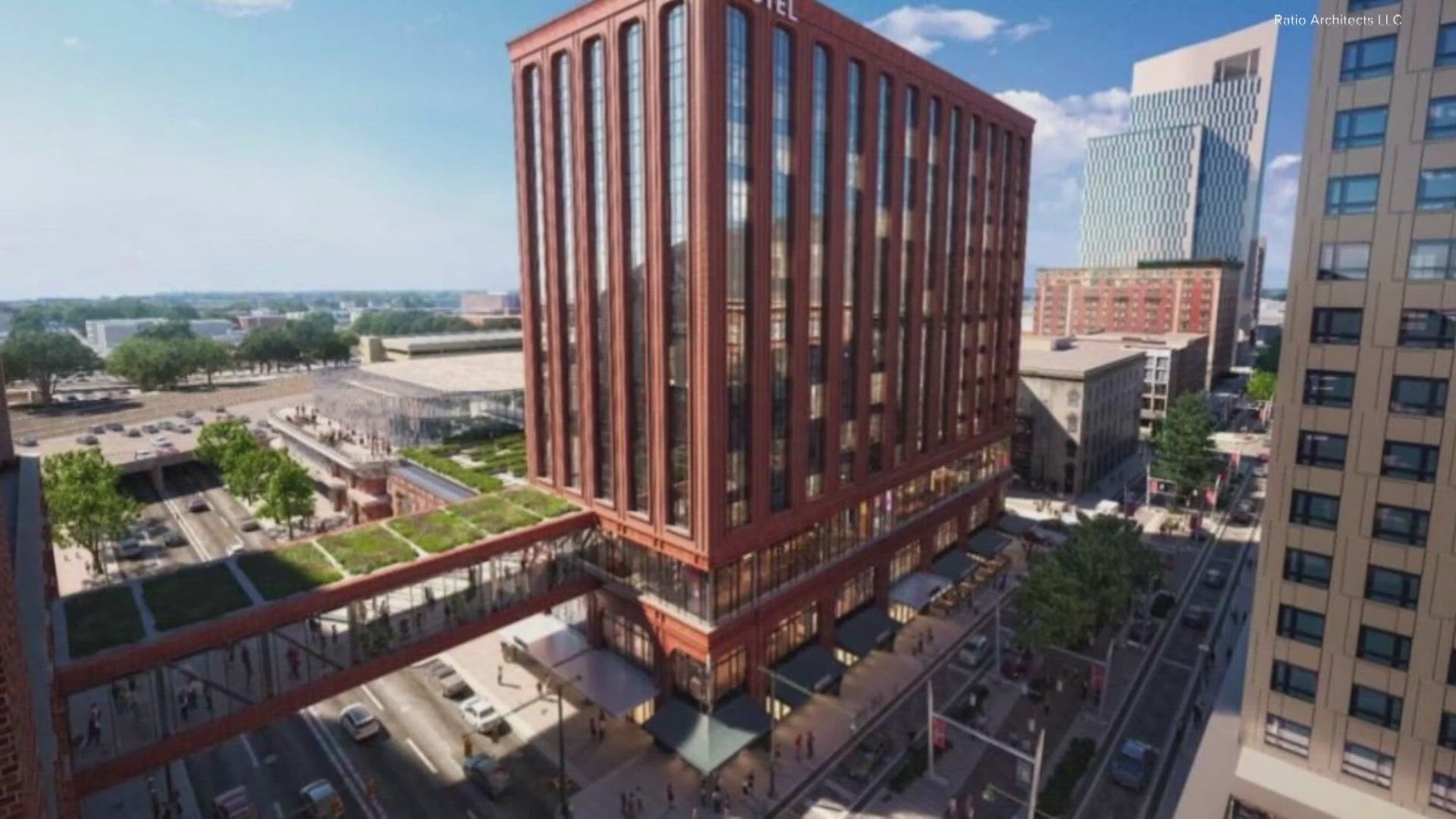 The hotel will replace the former CSX building and is being led by the Pacers and Fever owner Herb Simon.