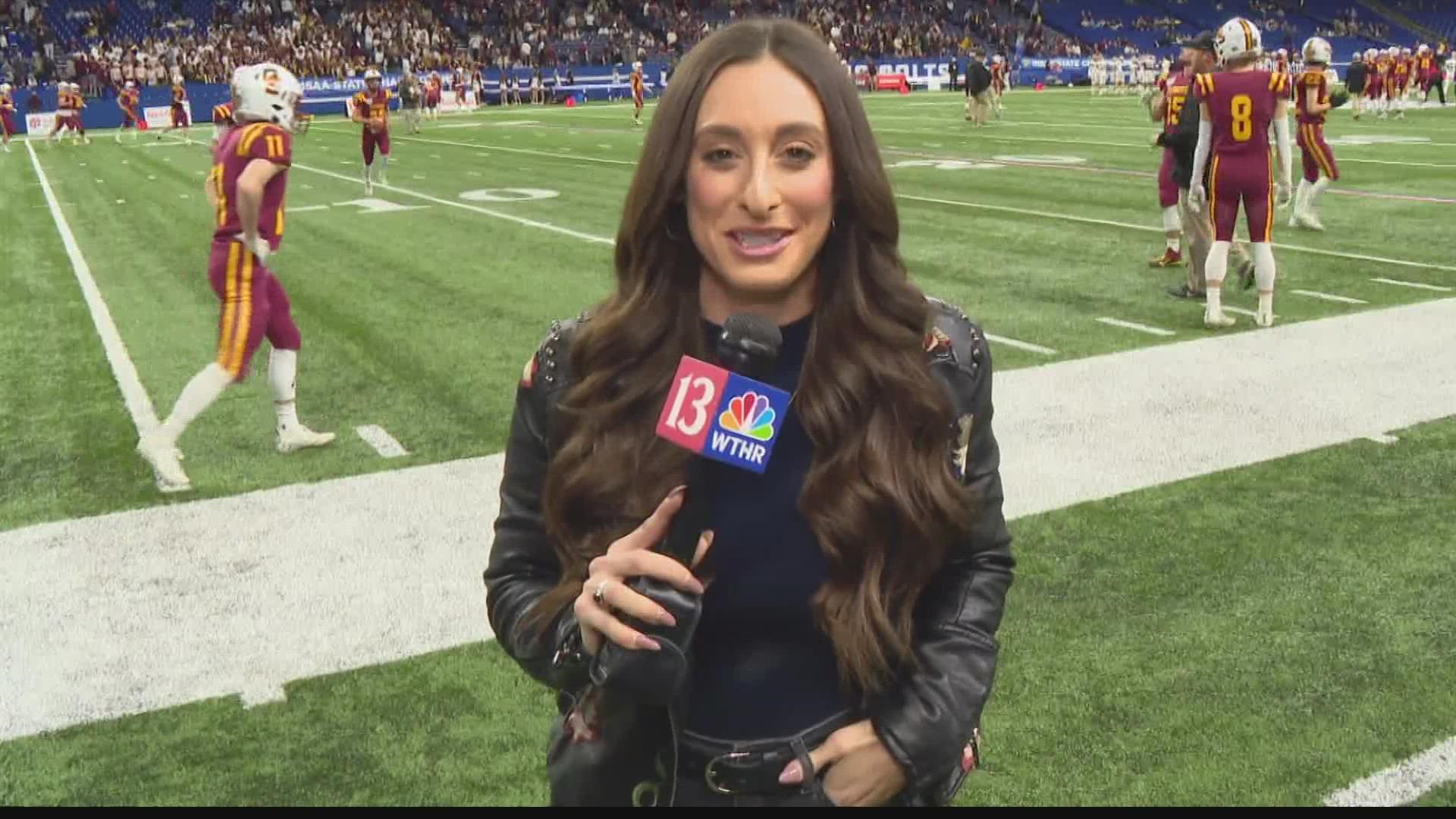 Six state titles will be handed out this weekend, and our Taylor Tannebaum is at Lucas Oil Stadium with the latest from Class A on.