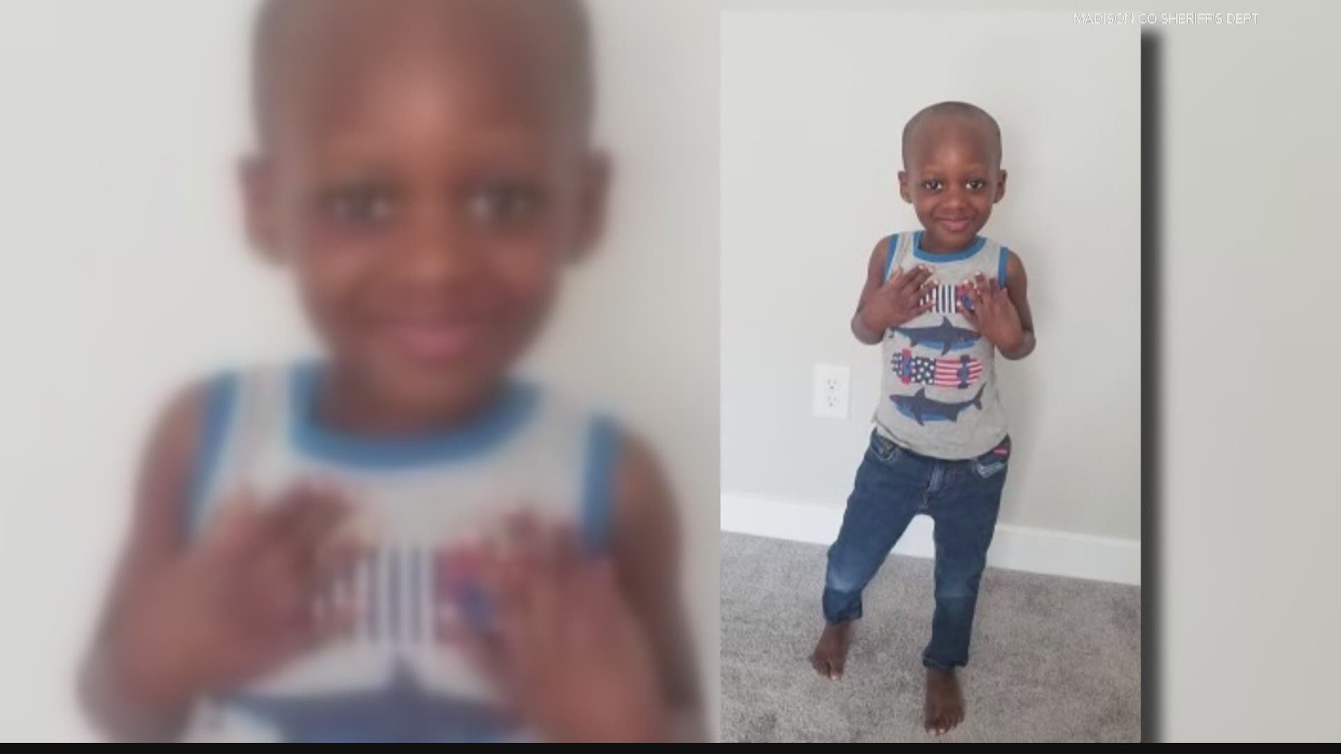 A missing 3-year-old boy from Madison County was found safe Wednesday morning.