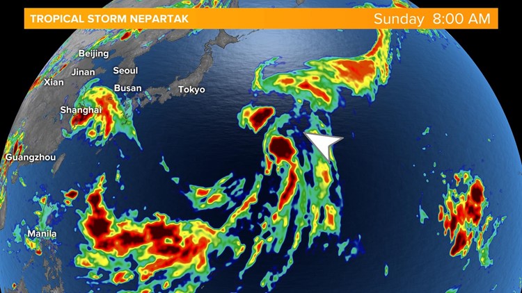 Live Doppler 13 Weather Blog: Tropical Storm approaching Tokyo