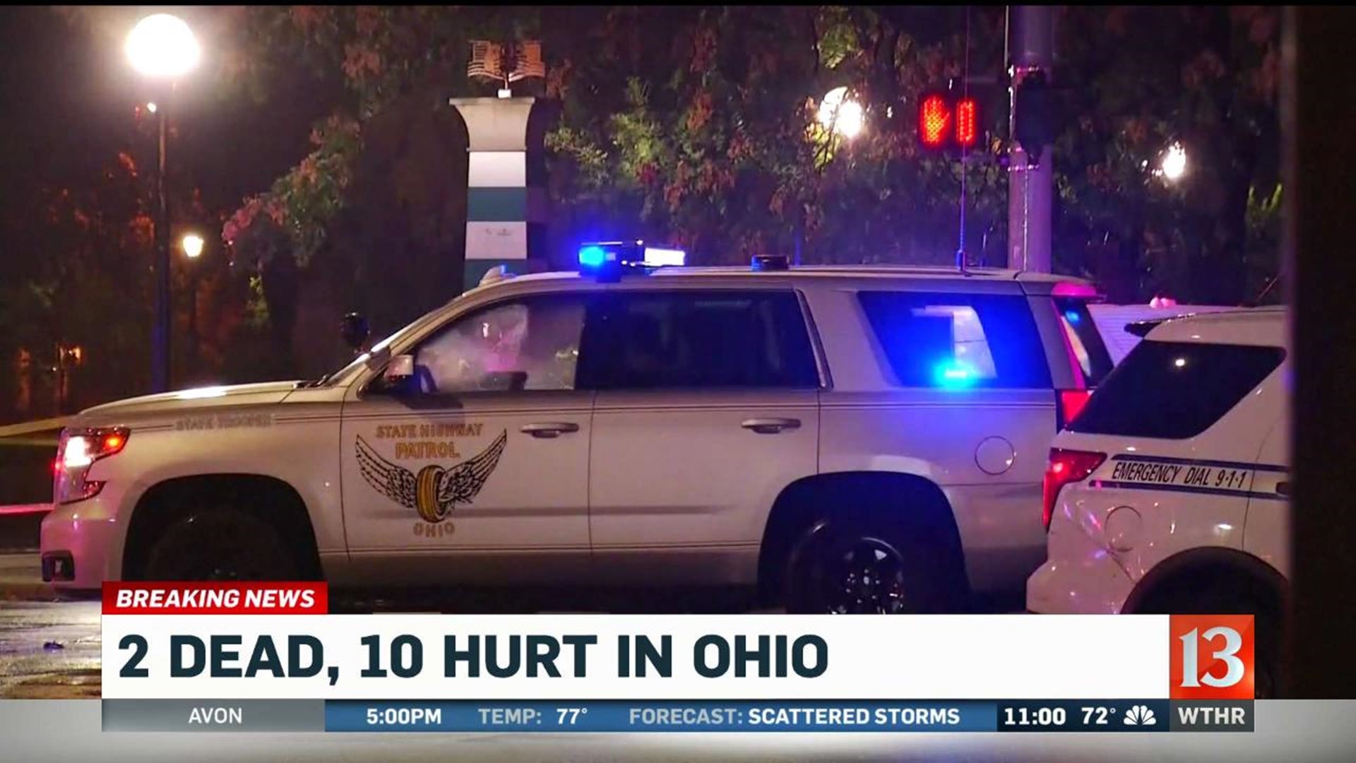 2 Dead, 10 Hurt in Ohio