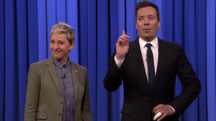 WATCH: DeGeneres wins lip sync battle with Jimmy | wthr.com