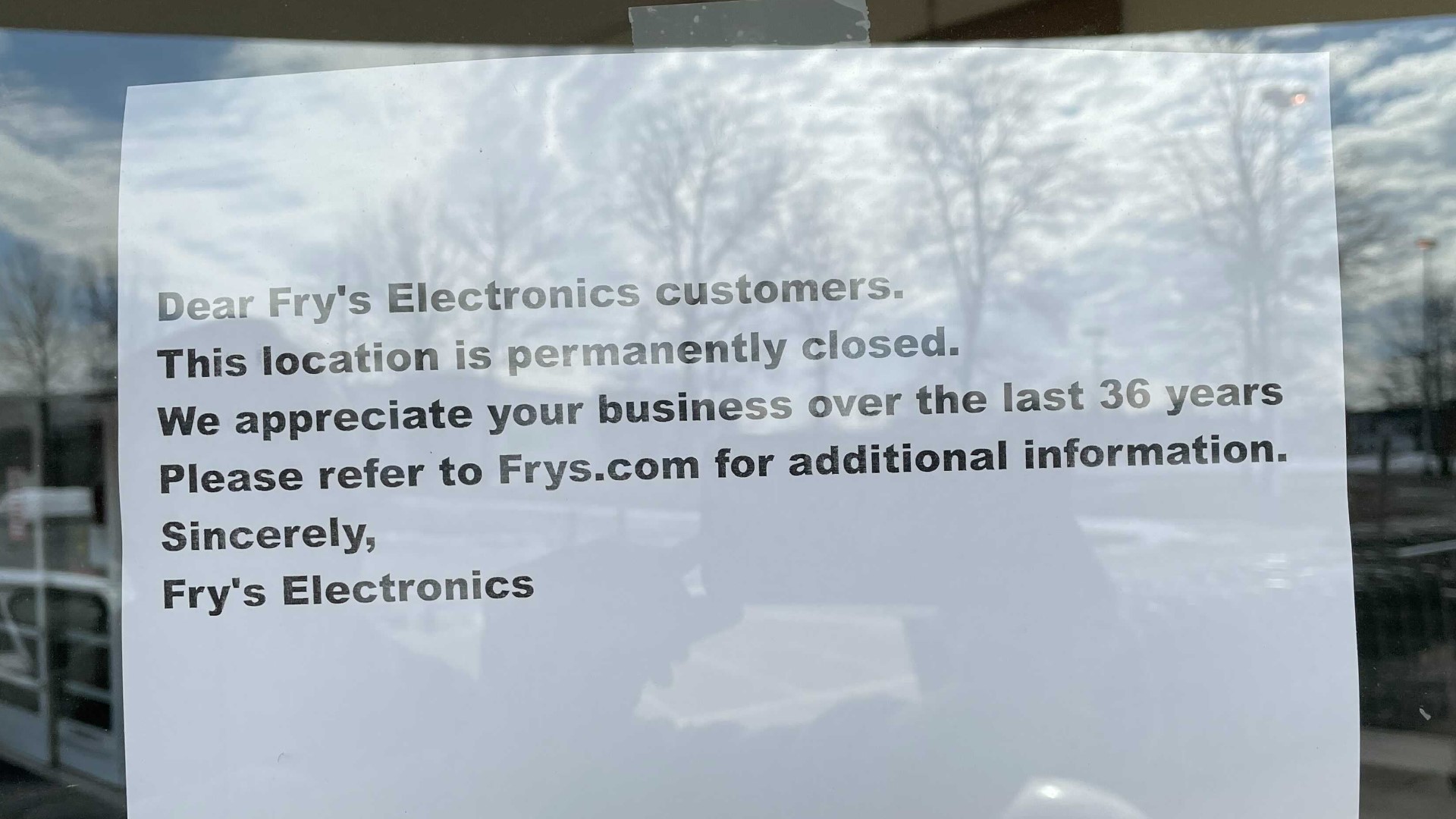 Fishers customers react to closure of Fry's Electronics chain | wthr.com