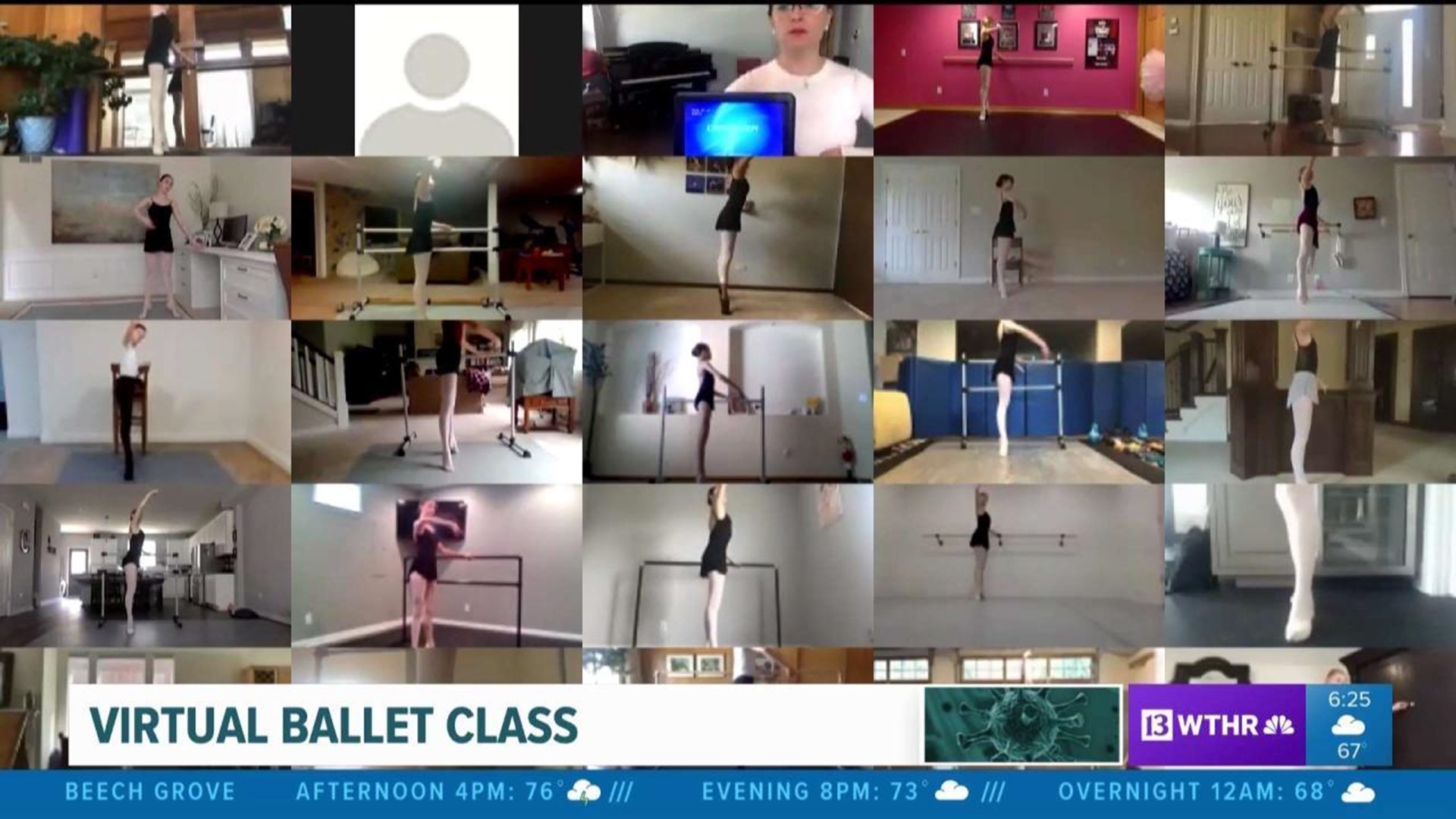 Virtual ballet class