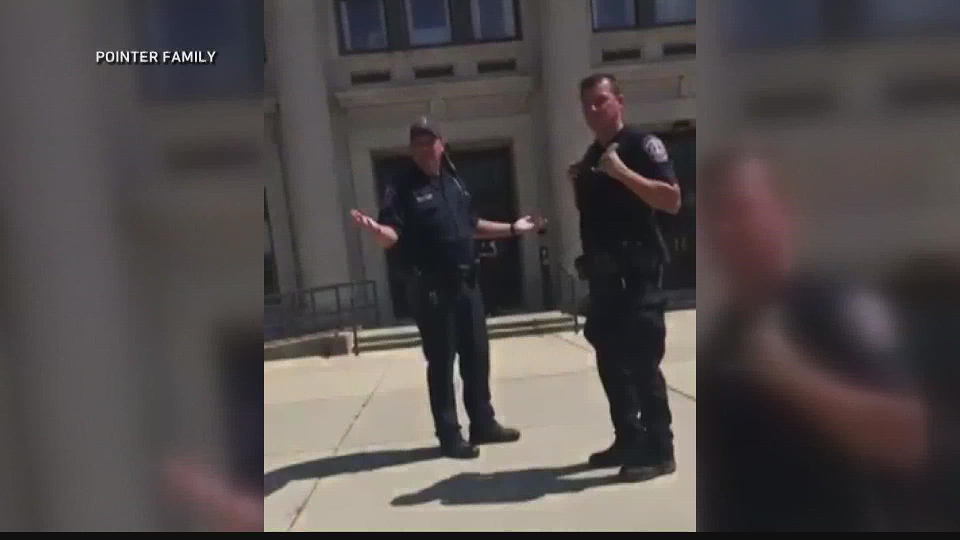 An IMPD officer has been found guilty of several charges after getting caught on camera punching a high school student.