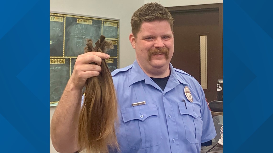 Whitestown firefighter donates hair to children with hair loss | wthr.com
