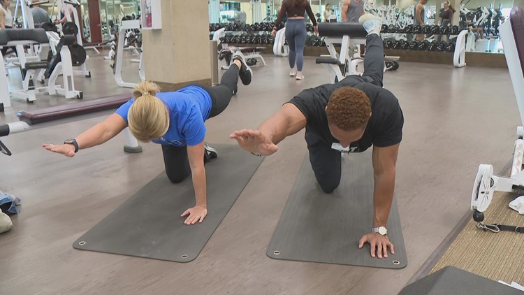 Friday Fit Tip: 'Bird dog' strengthens your core and back