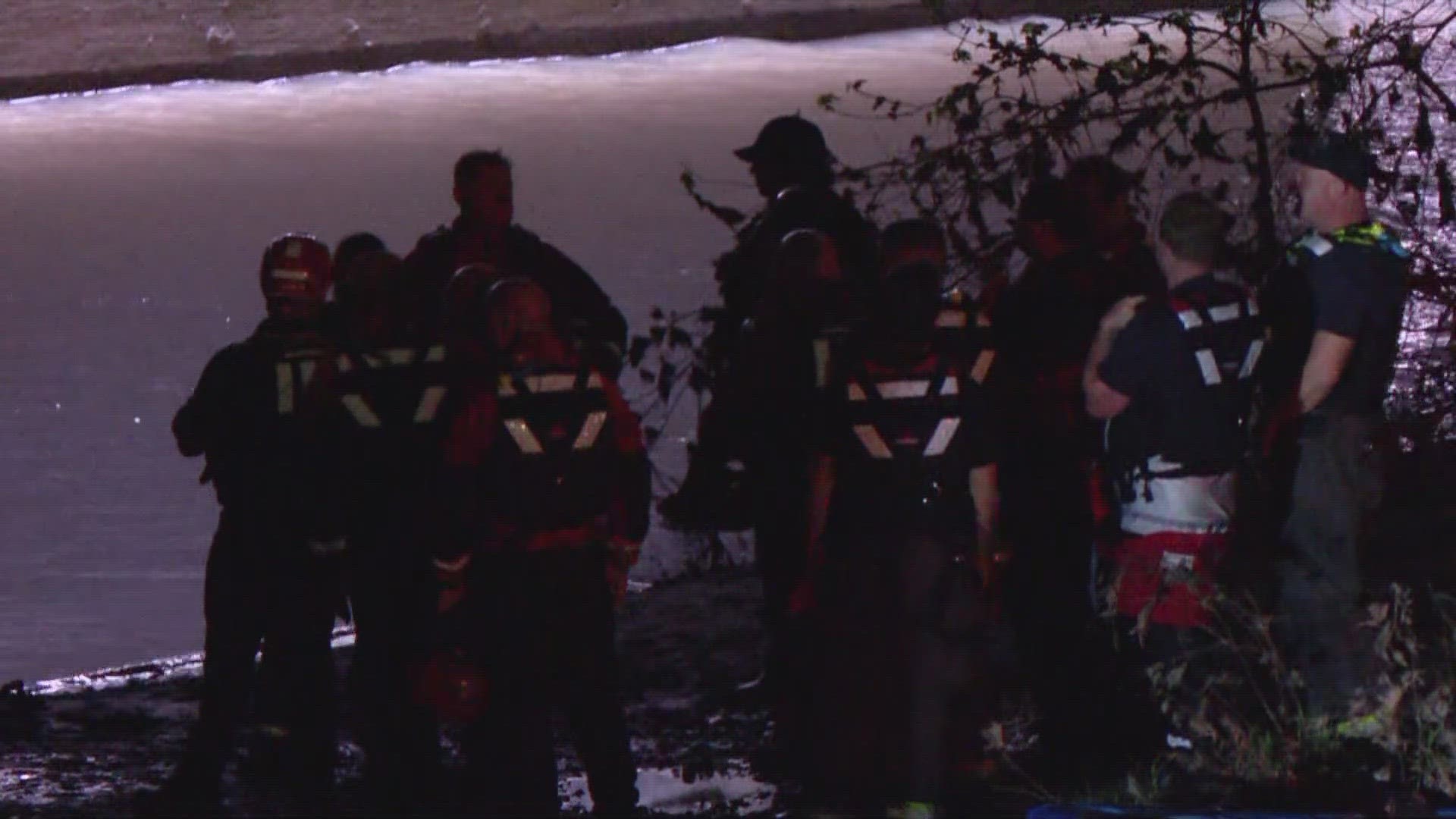 Rescue crews were called around 8:30 p.m. Tuesday.