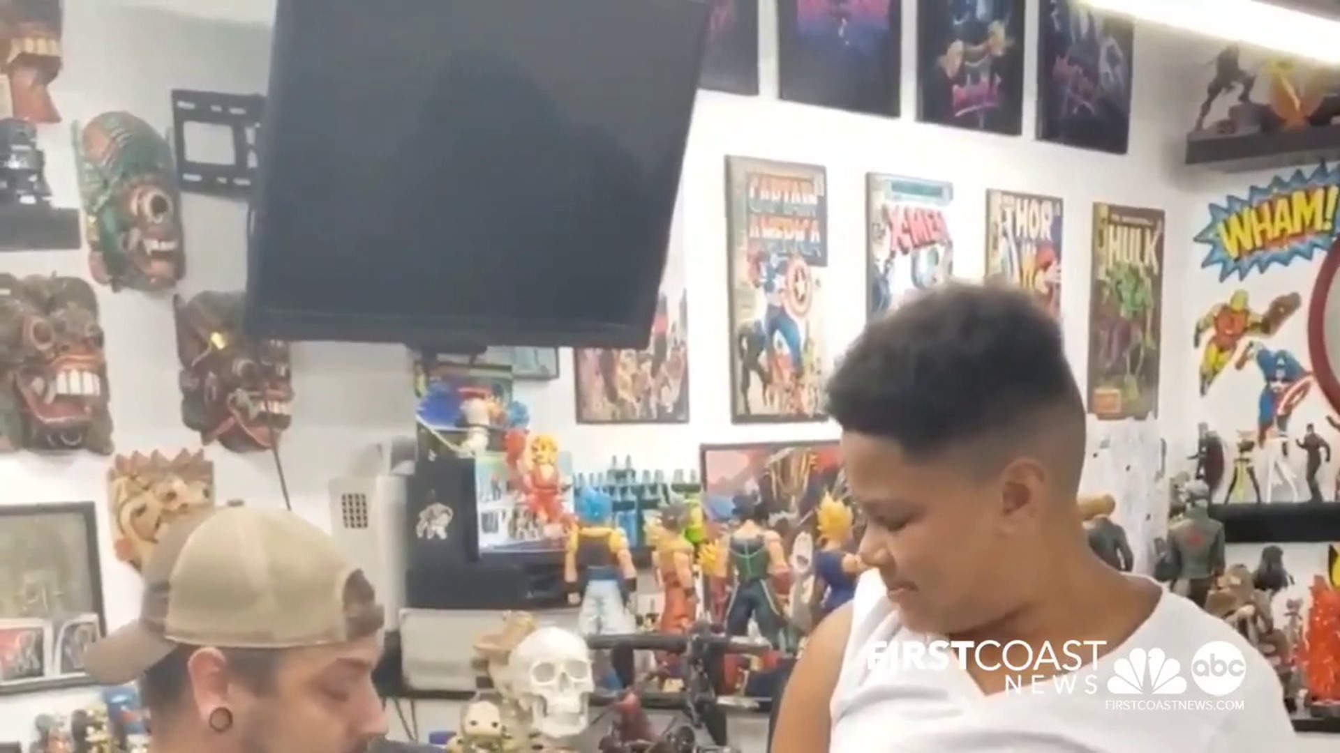 Florida boy with autism gets tattoo