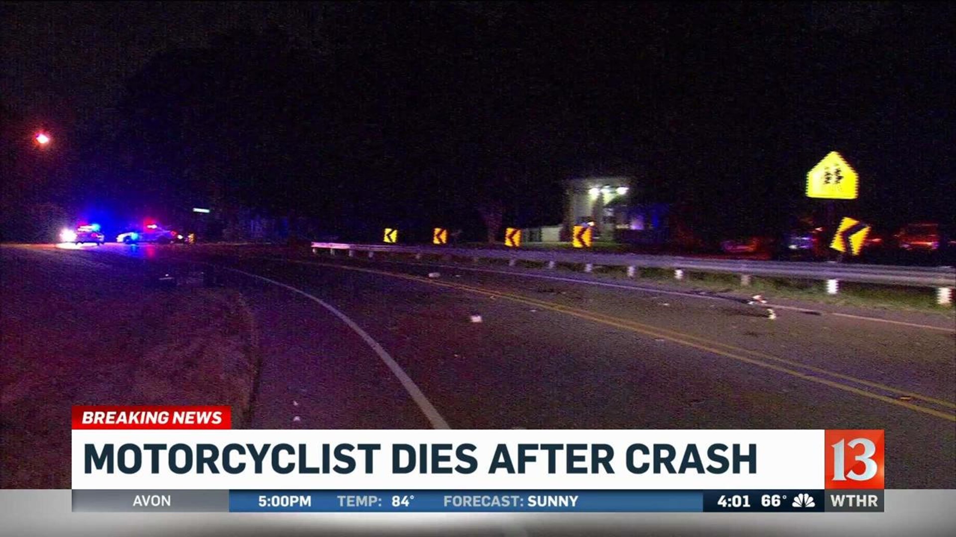 Man killed in motorcycle crash on city's NW side | wthr.com