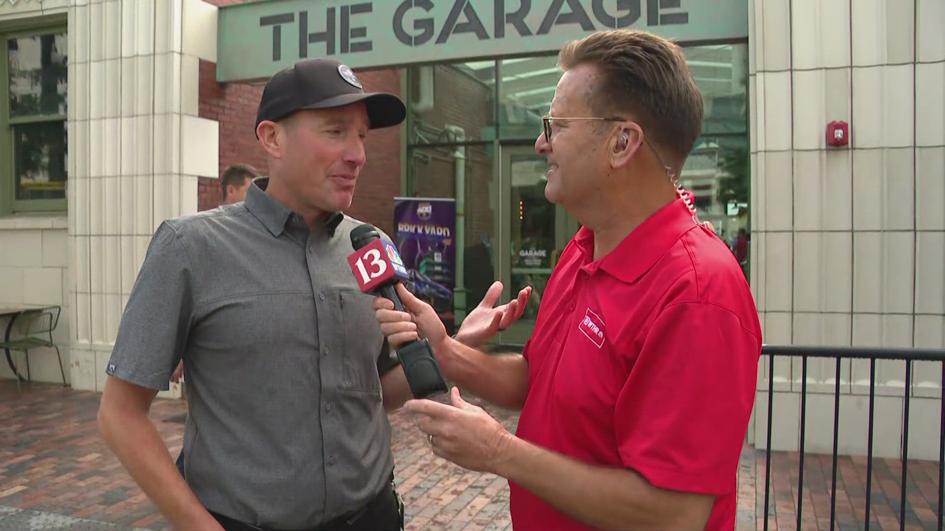 13Sports director Dave Calabro reports from Bottleworks downtown for Brickyard Fan Fest.