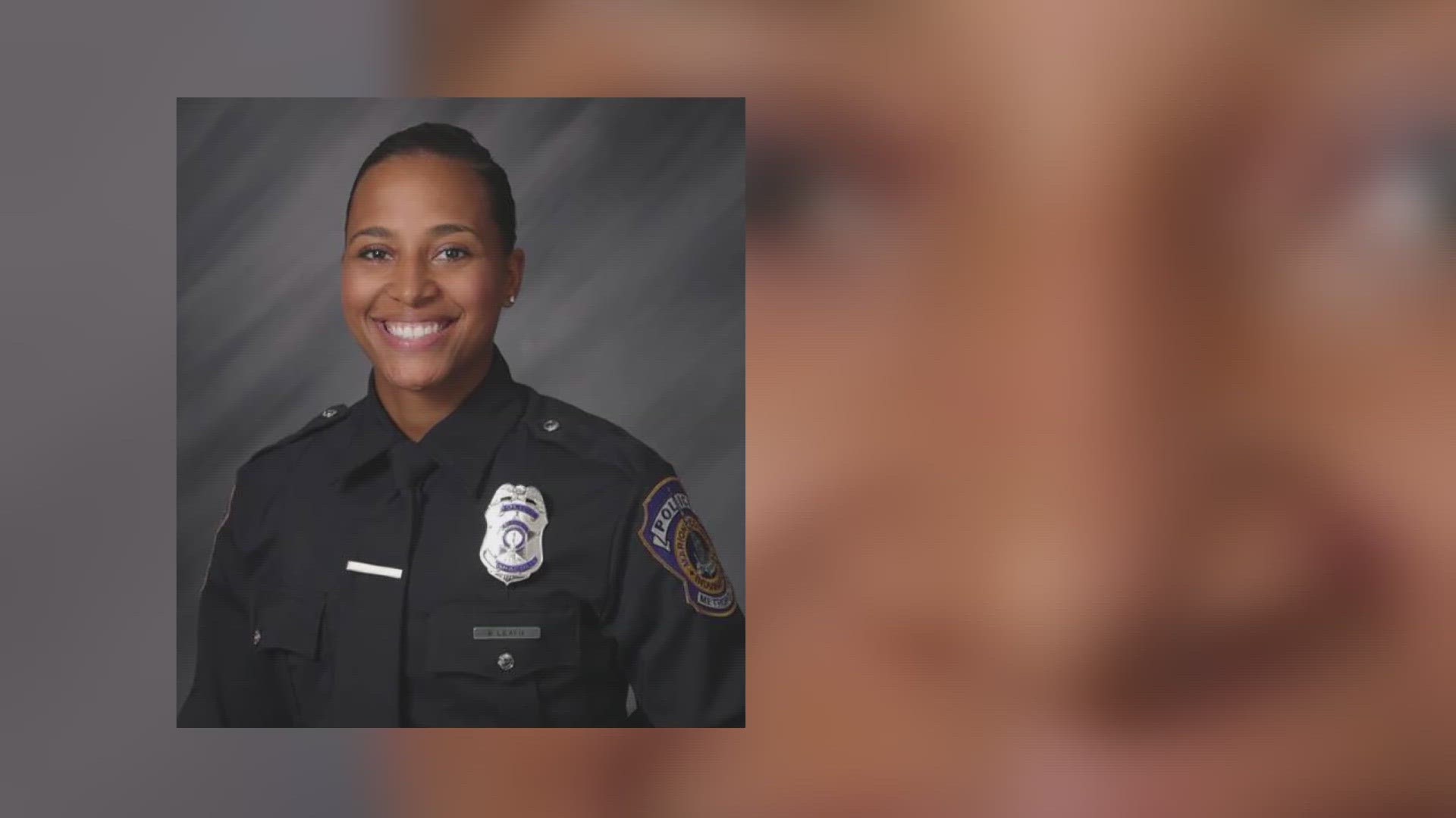 She died in the line of duty nearly three years ago while responding to a domestic violence call.
