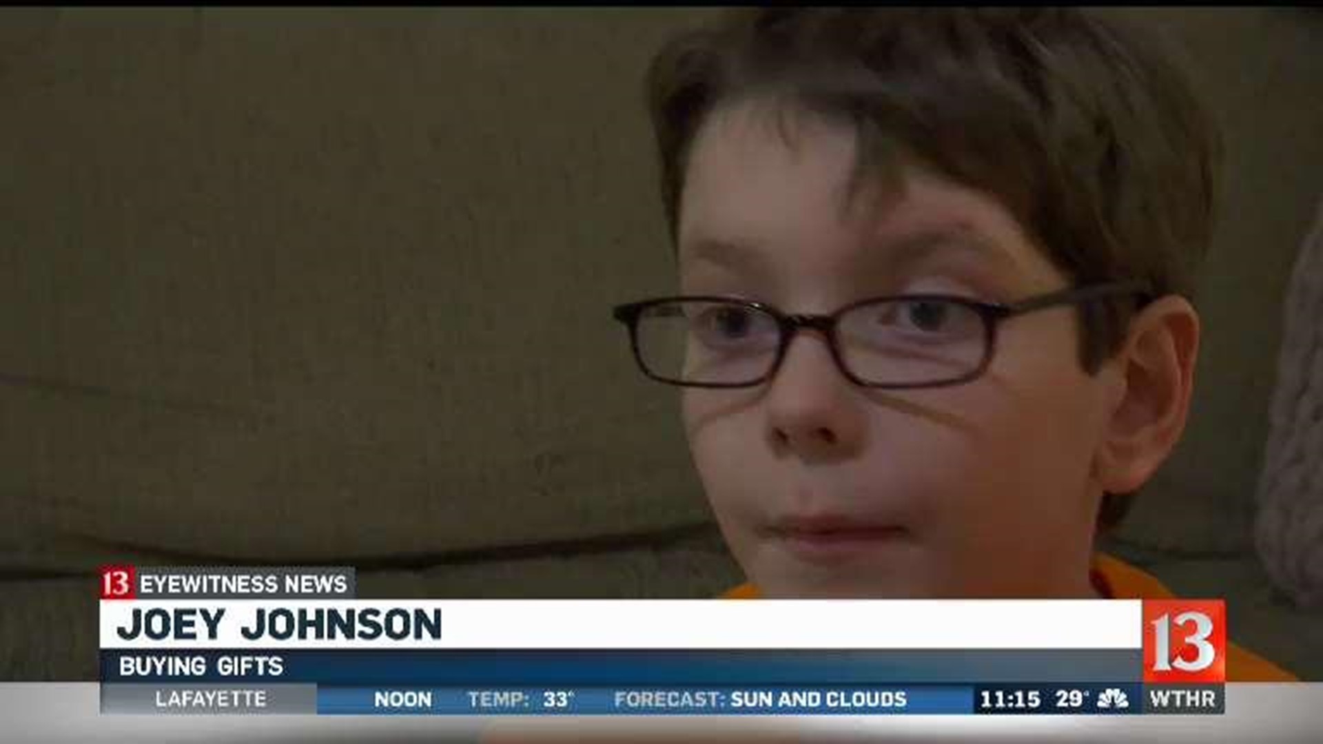 Boy with terminal illness buys gifts for others