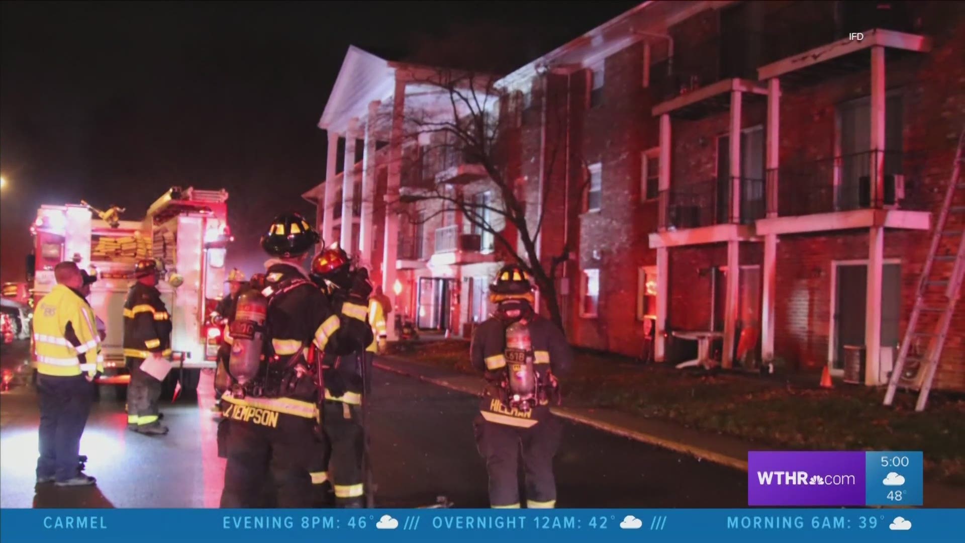 Fire officials said approximately 70 people were displaced after two fires at the Highland Pointe Apartments.