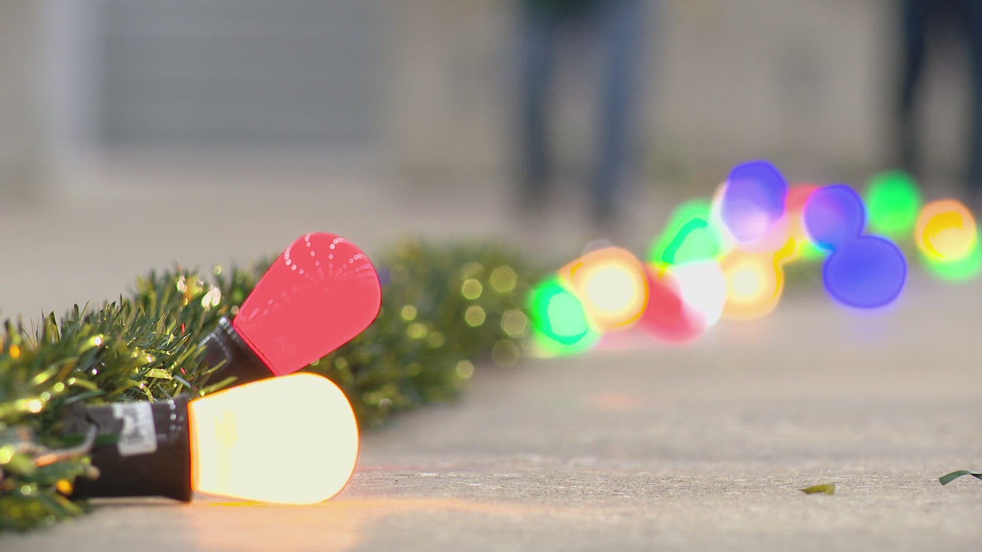 Volunteers were busy Tuesday making sure the thousands of lights for the Circle of Lights presented by IBEW 481 are in working order.