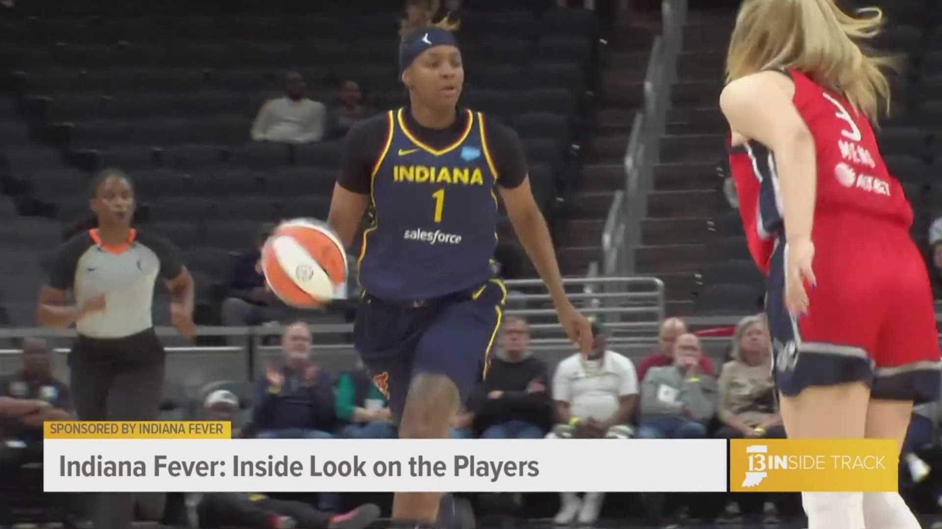 NaLyssa Smith is in her second year with the Indiana Fever. She wears #1 on her jersey and is a Forward on the team.