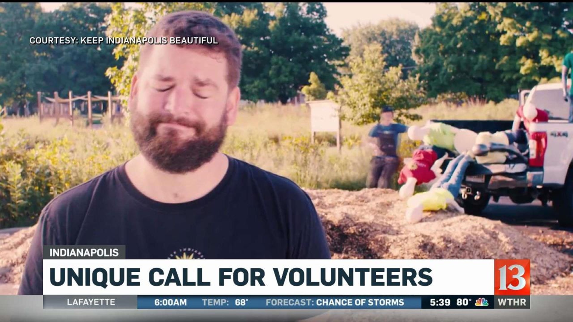 Unique call for volunteers