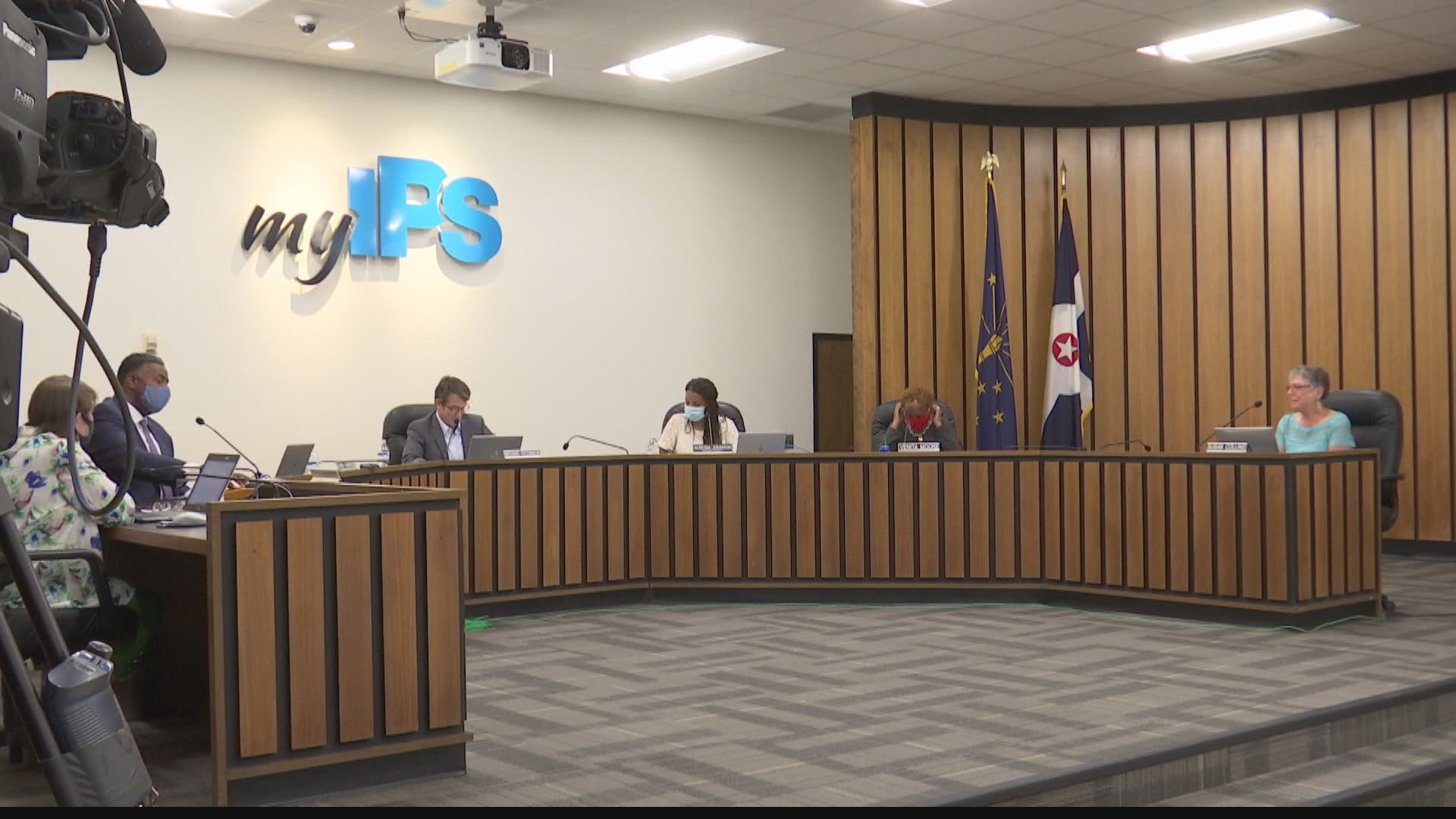 The Indianapolis Public Schools board adopted a new policy to address racial equity within the school system Thursday night.