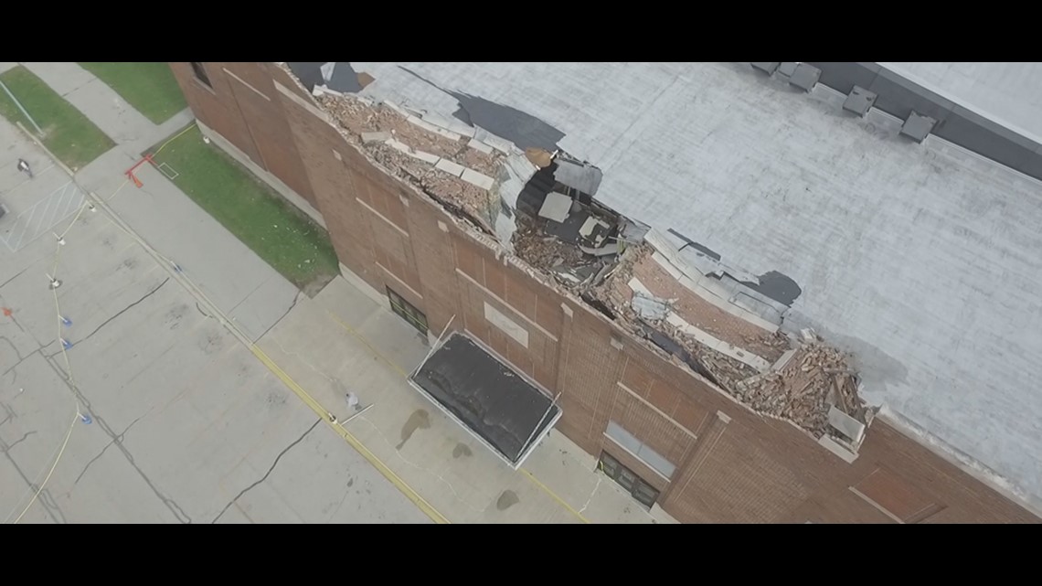 Emergency repairs approved for tornado damaged Muncie Fieldhouse | wthr.com