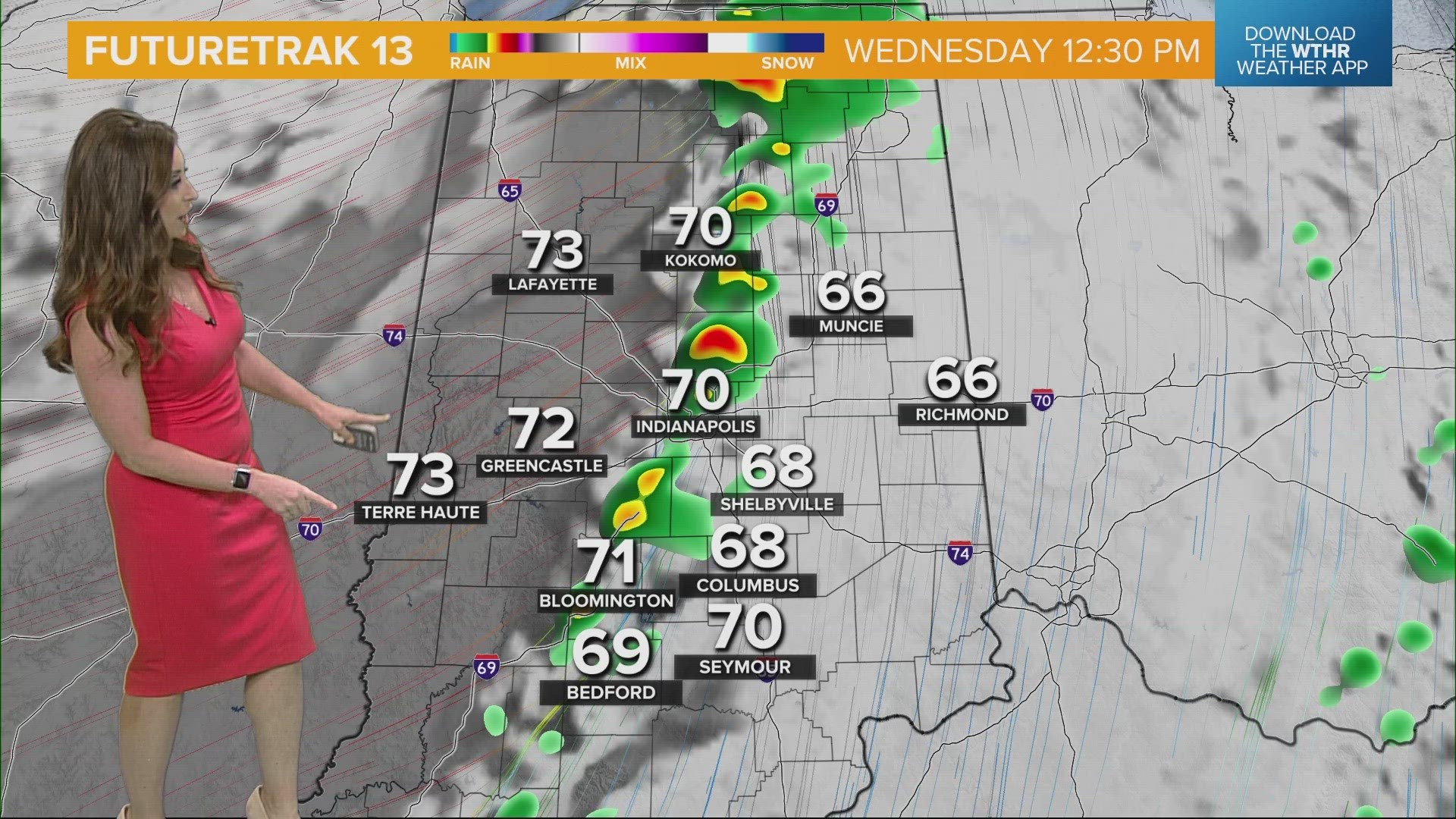 Scattered showers and storms will interrupt outdoor plans at times on Tuesday, but it won't be a washout.