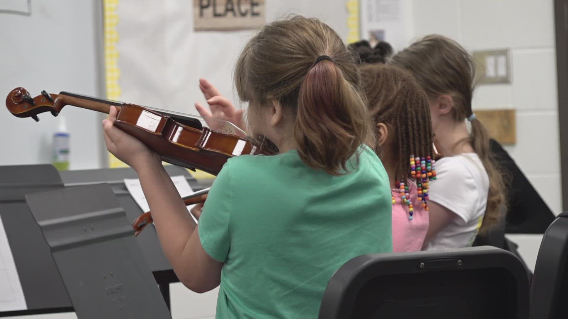 When students walked in on the first day, they stepped into a new dance studio, orchestra room, theater and stage.