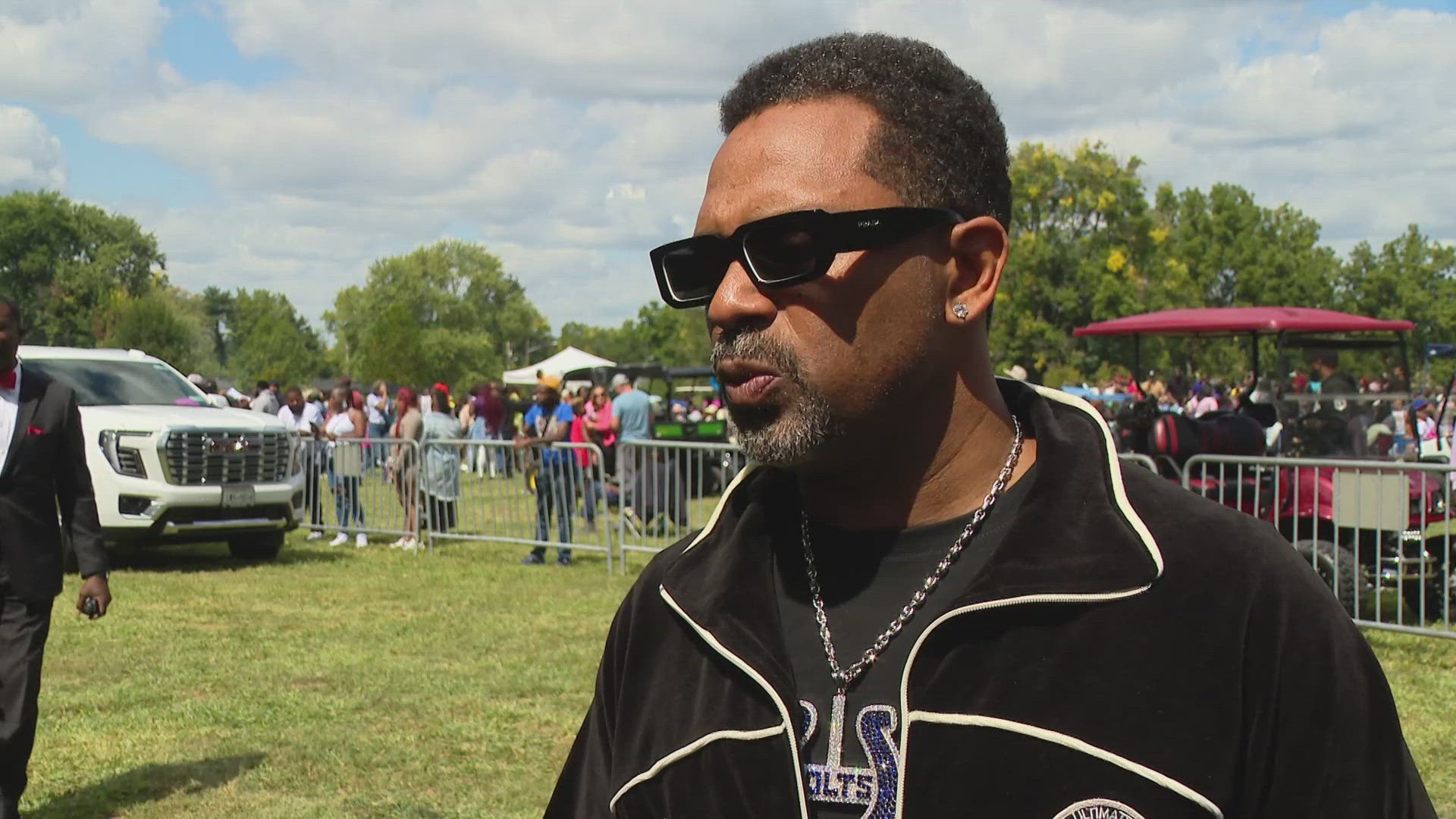 Hundreds attended Mike Epps' 2nd annual family-friendly event at Washington Park on Saturday.