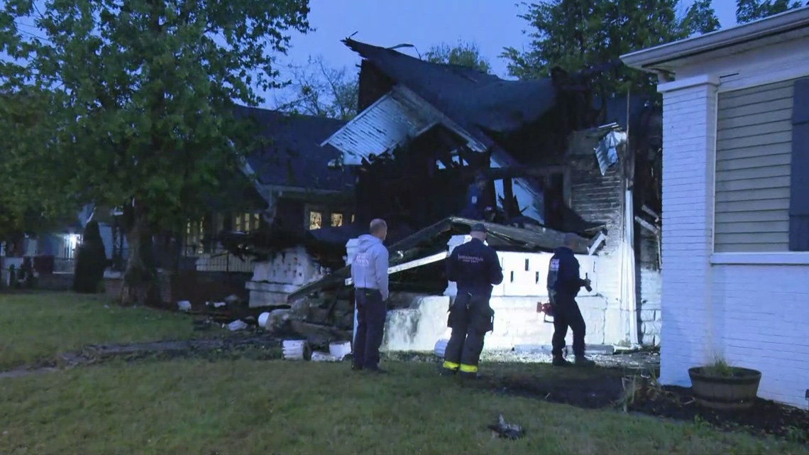 2 families displaced, 3 homes significantly damaged in near north Indy ...
