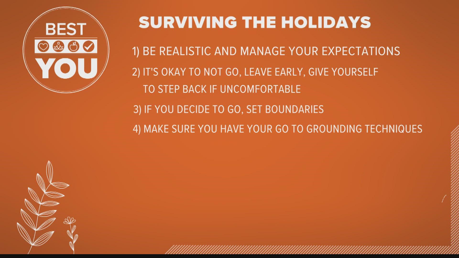 Vanessa Enos, a behavioral health therapist at Community Health, offers some tips to help you enjoy the holidays without the drama.