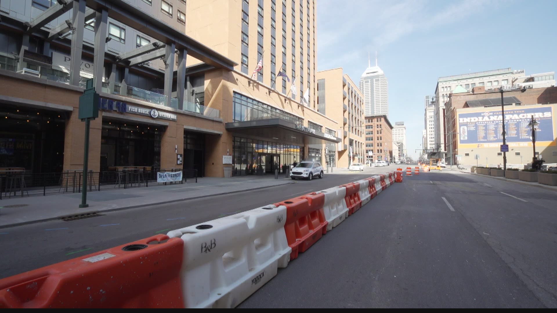 College basketball tournament action is underway here in Indianapolis and our Mary Milz shares the city's plans to keep everyone safe.