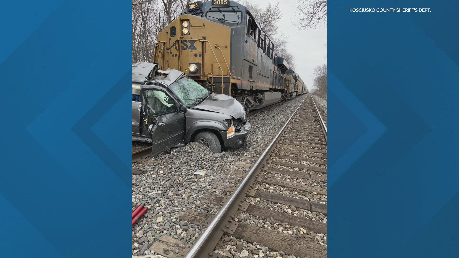 We've learned 55-year-old Stephen Schmal died after his SUV collided with a train in Syracuse, IN.