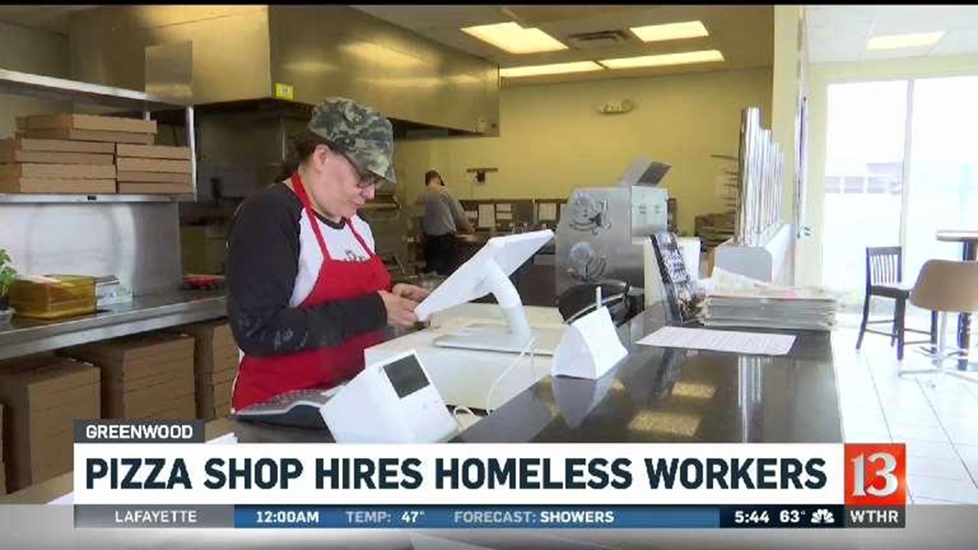 Pizza shop hires homeless workers