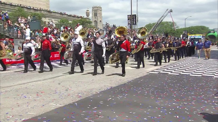 Watch the 2022 AES 500 Festival Parade from a street level camera
