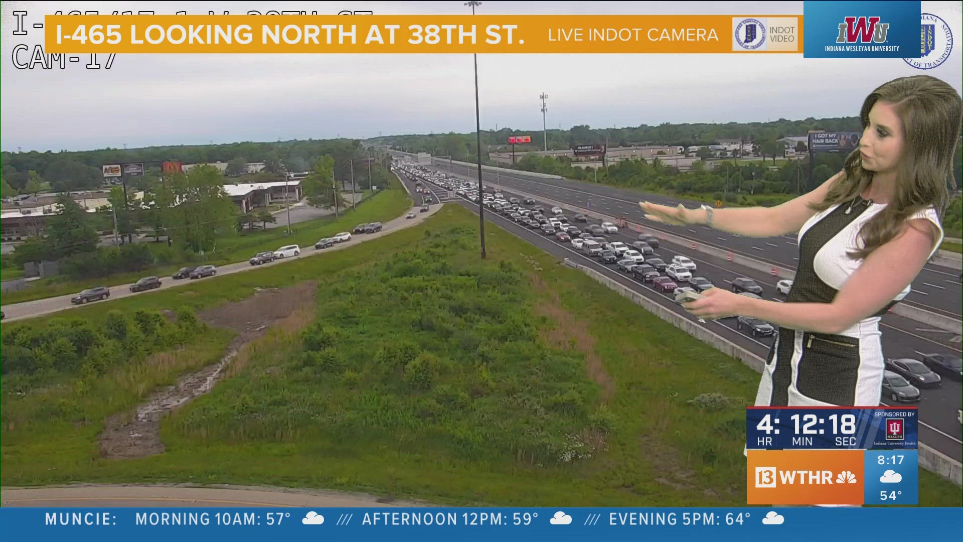 13News Lindsey Monroe has your race day morning traffic update.