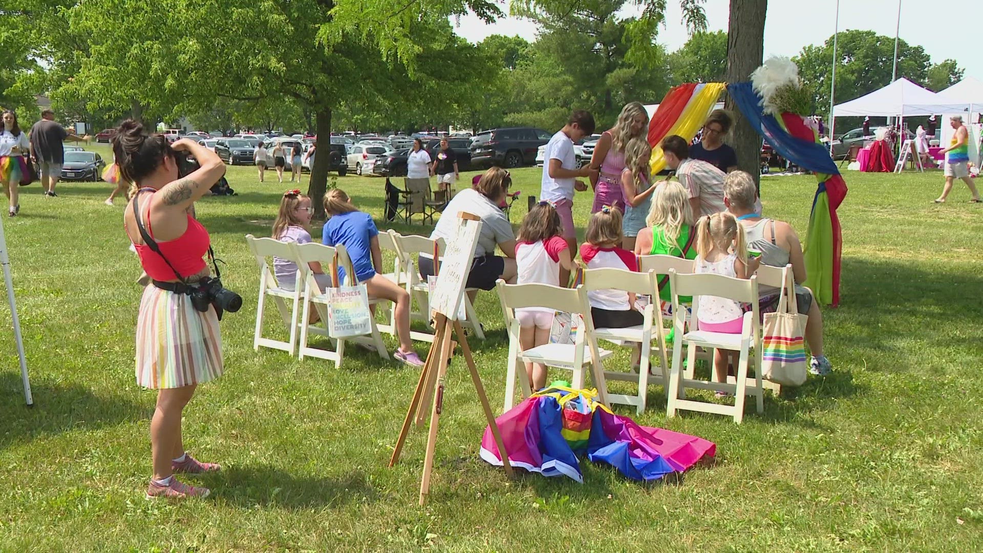 Saturday's event was hosted by Greenwood Indiana Pride Incorporated, which is a nonprofit promoting inclusivity across the community.