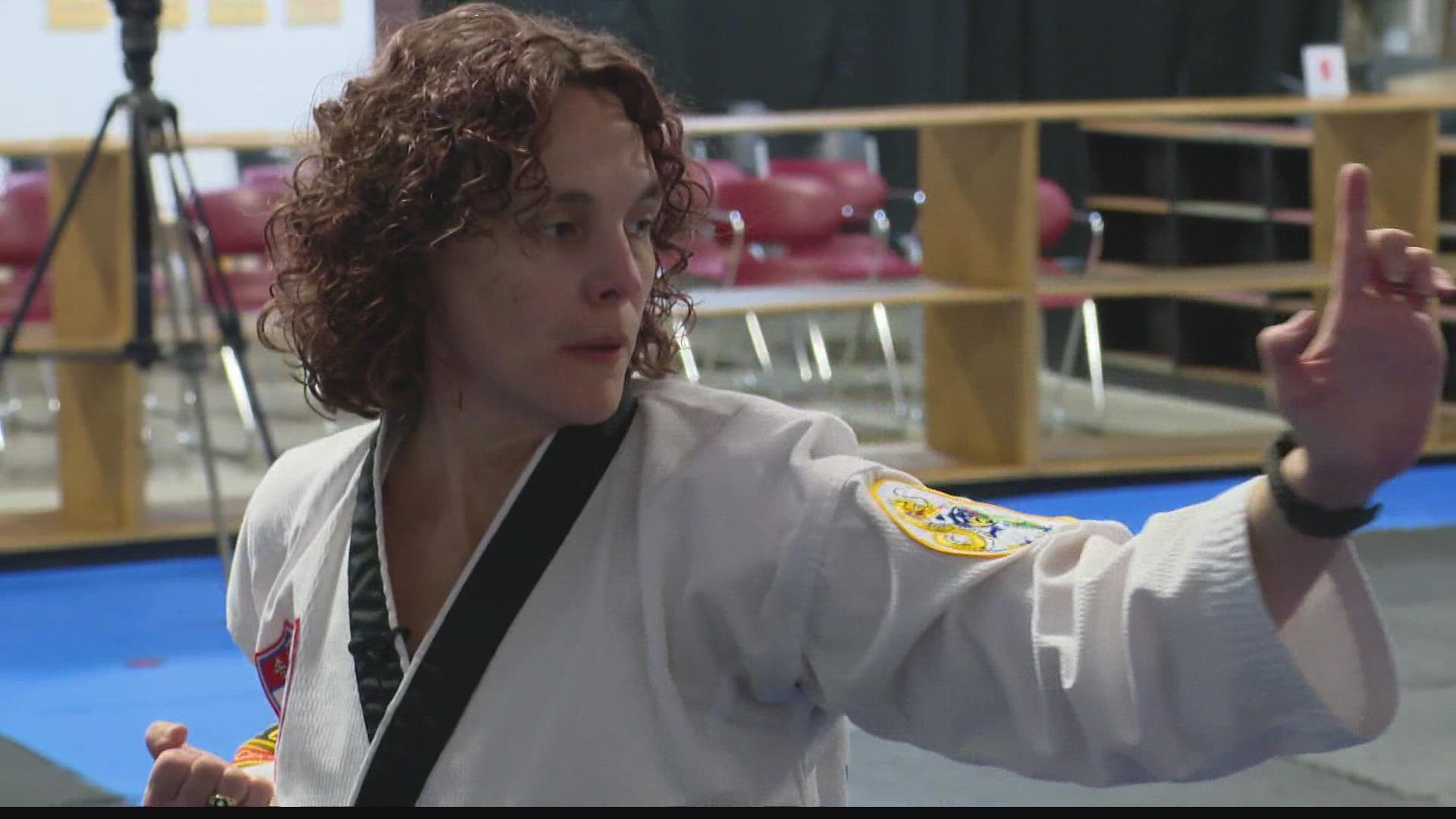 Rose Myers earned her sixth-degree black belt and the title of "master instructor" in October.