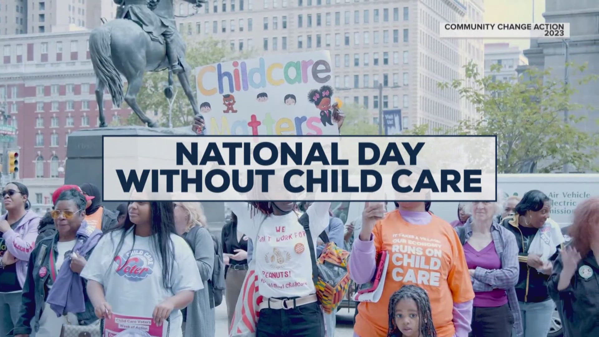 NBC's Christine Romans reports on National Day Without Child Care bringing a new push for accessible resources for families.