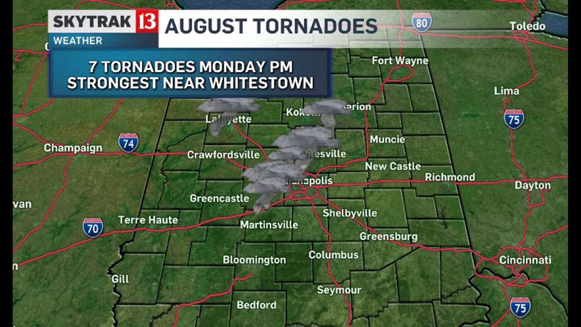 7 Tornadoes Confirmed | wthr.com