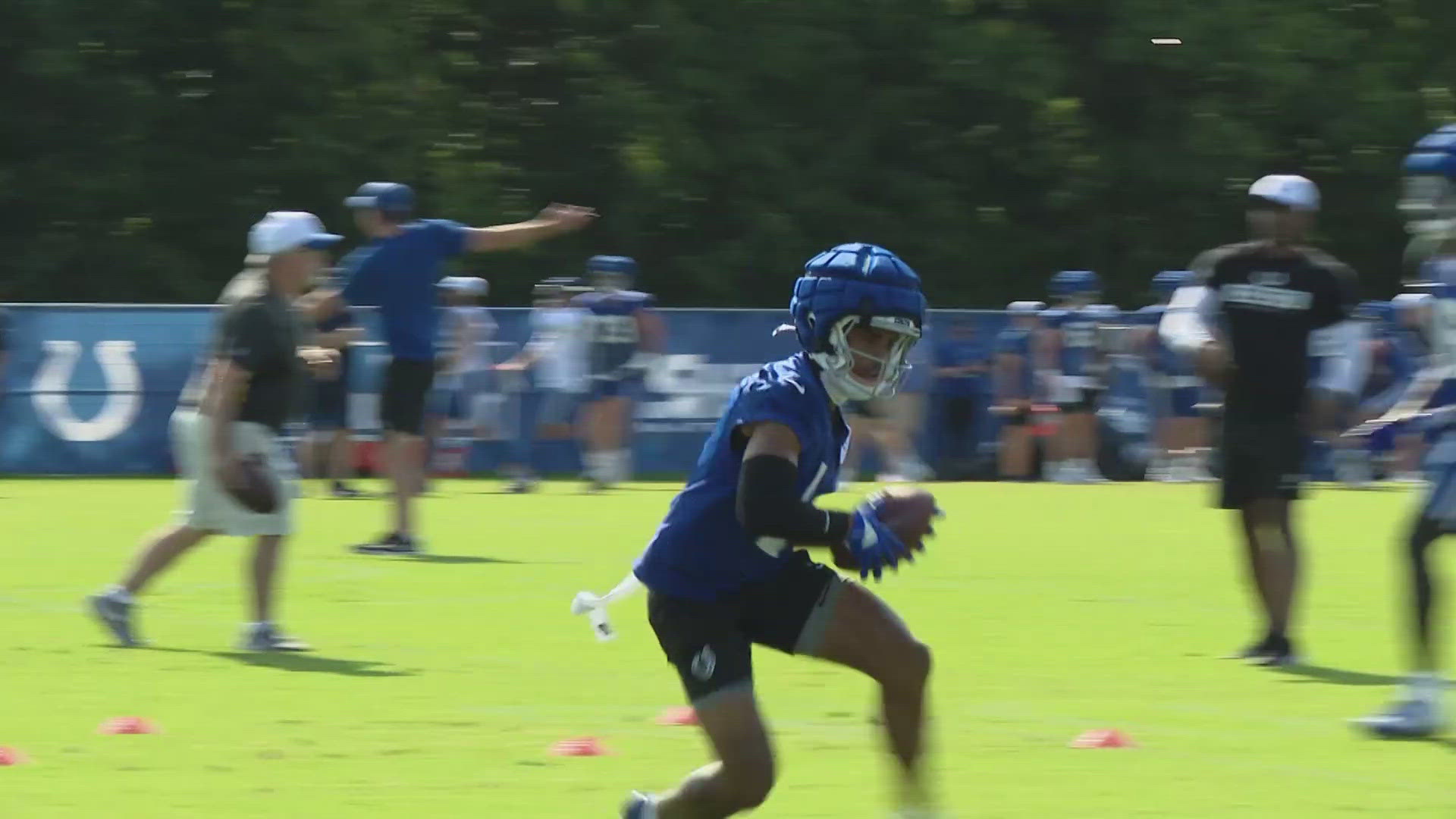 Dominic Miranda highlights the explosive potential of Colts wide receiver Josh Downs during Day 2 of the Colts 2024 training camp.