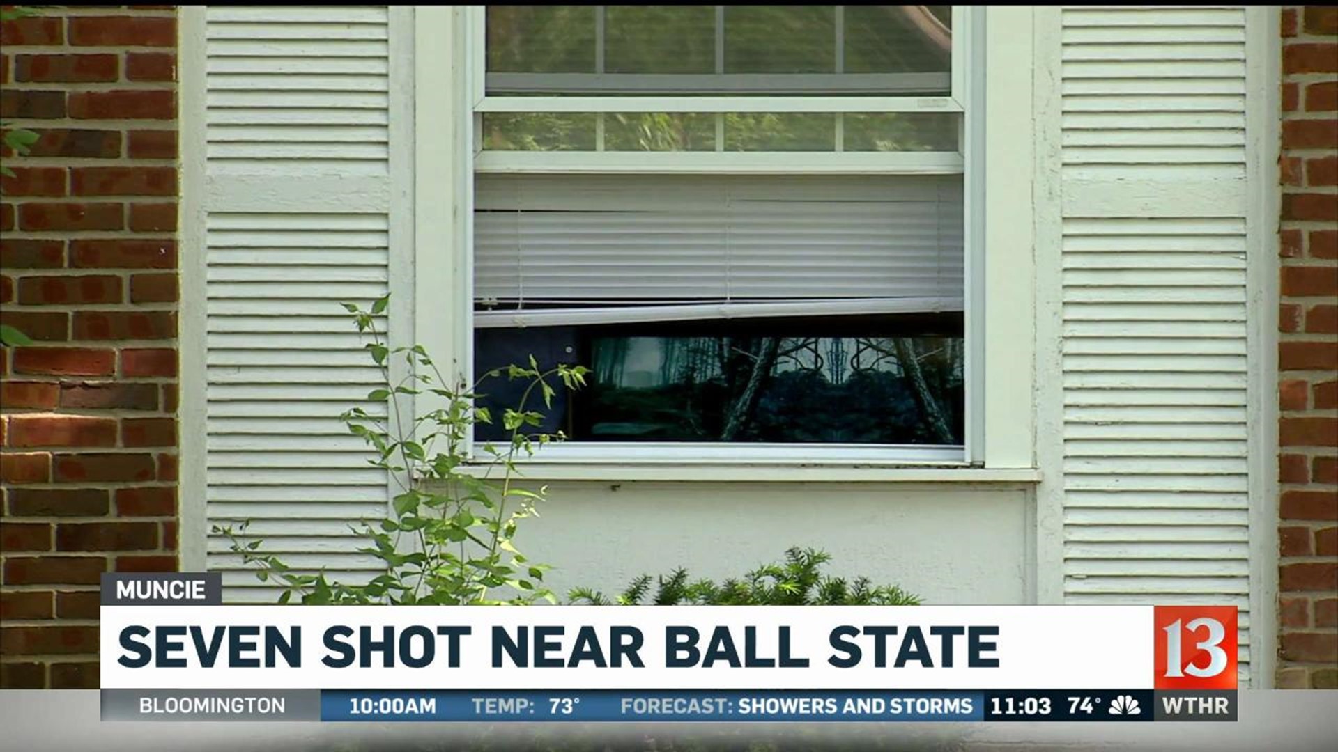 Seven shot near Ball State