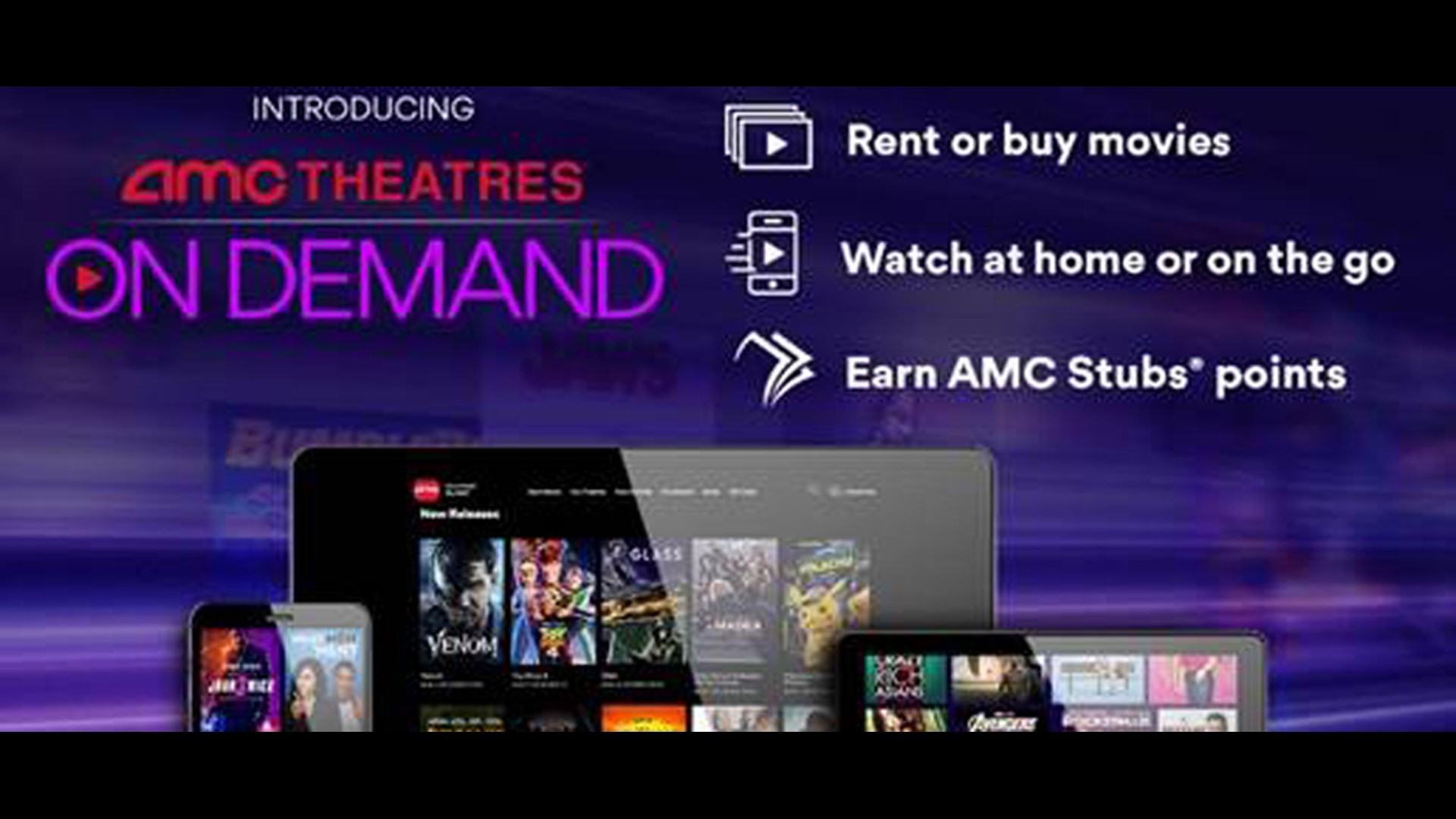 AMC Theaters enters digital streaming wars with ondemand service