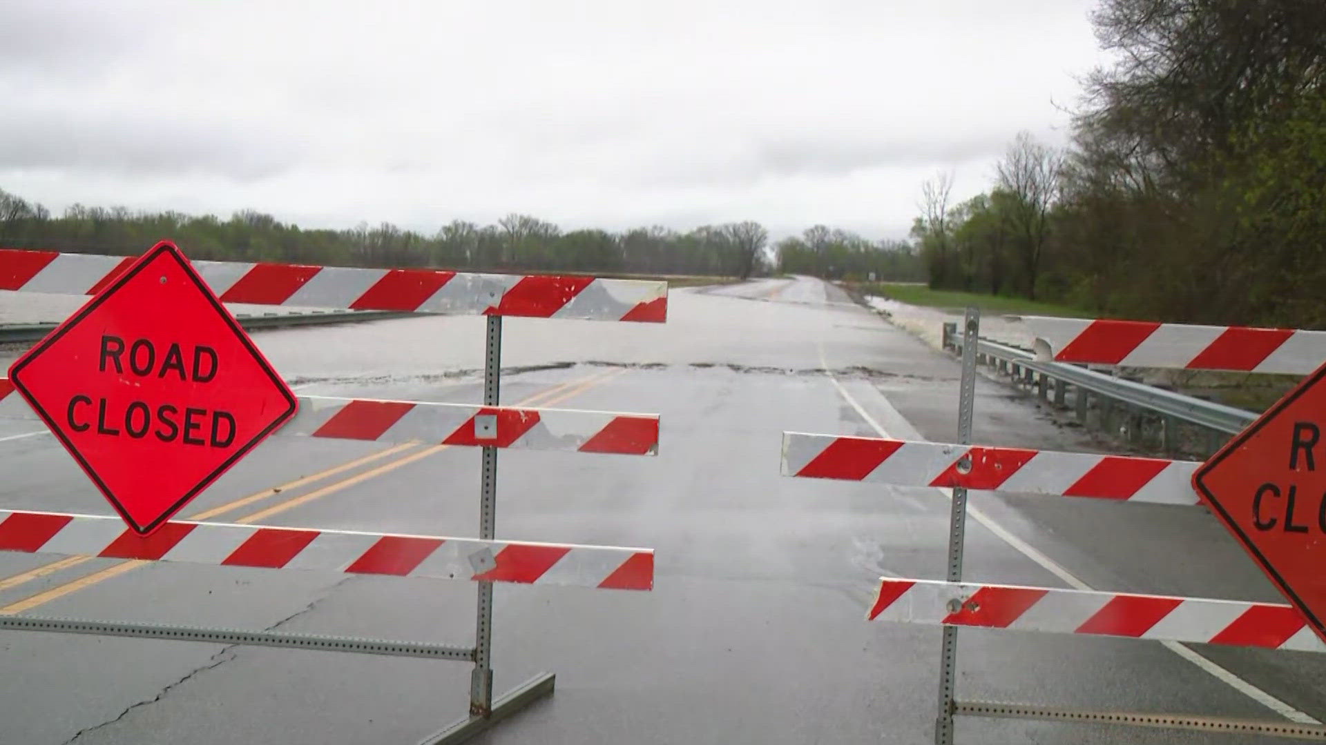 13News reporter Ashton Hackman reports from Bartholomew County where officials are warning of significant flash flooding after heavy rains moved through Indiana.