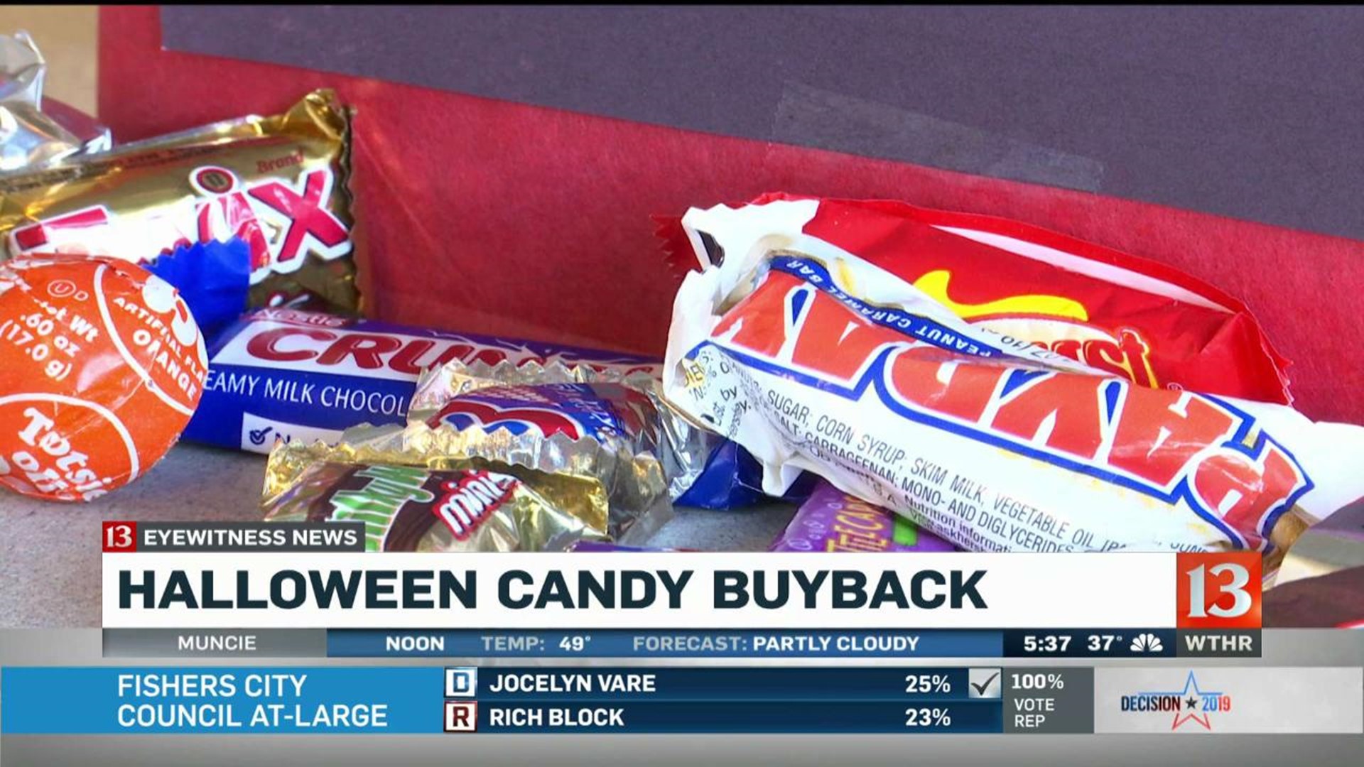 Halloween candy buyback