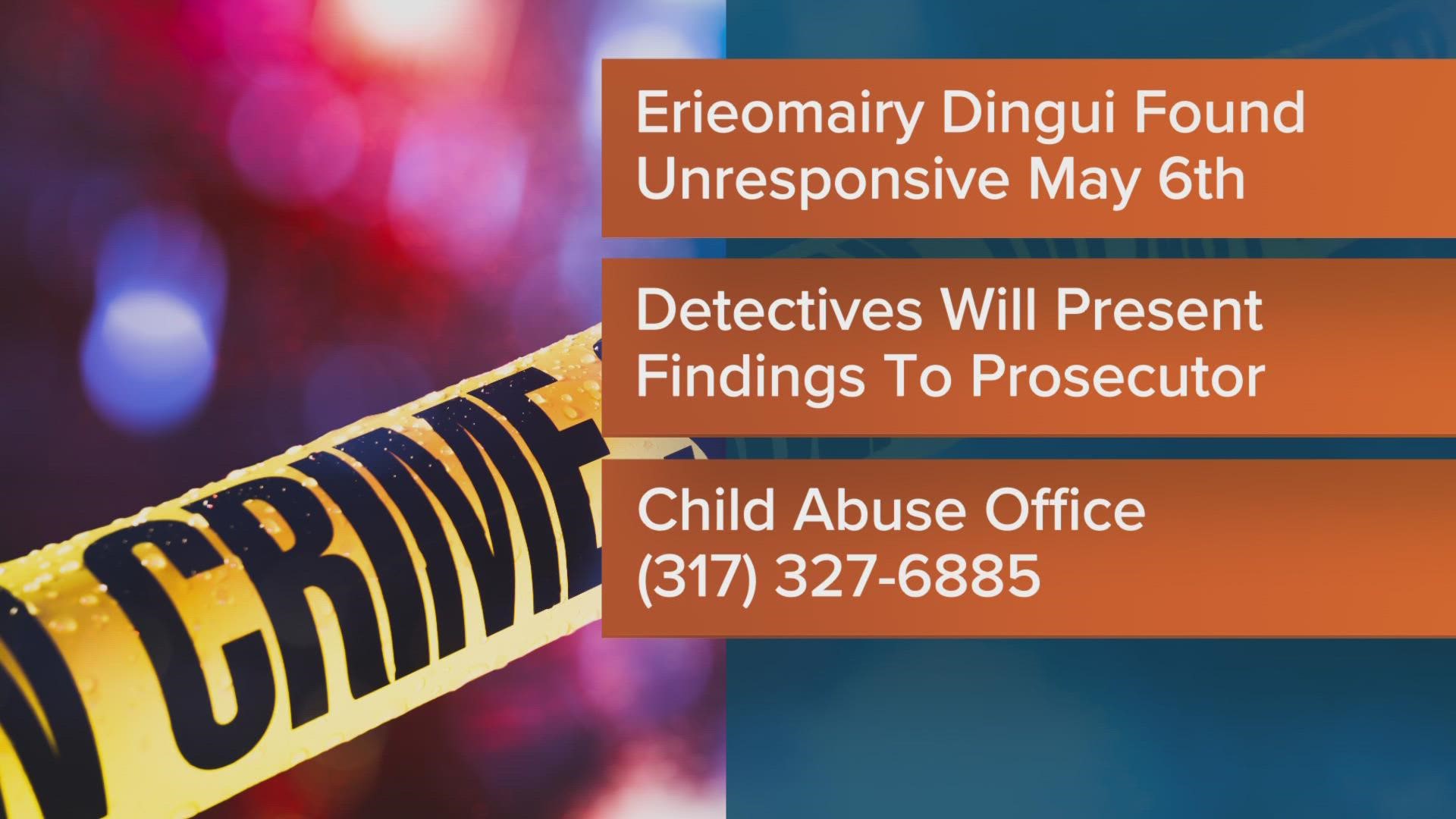 IMPD child abuse detectives are investigating a baby girl's death in May as a homicide.