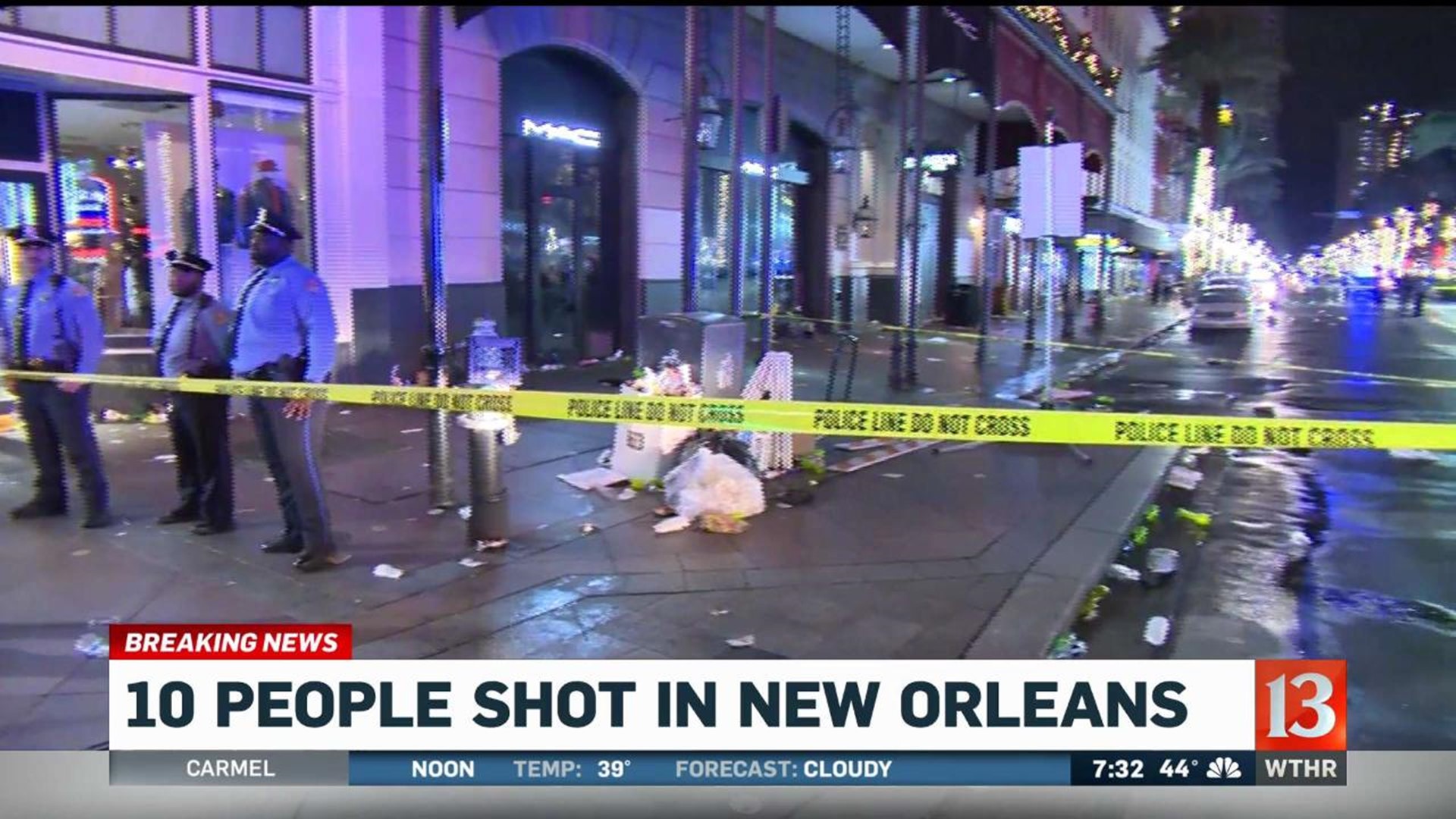 10 People Shot in New Orleans
