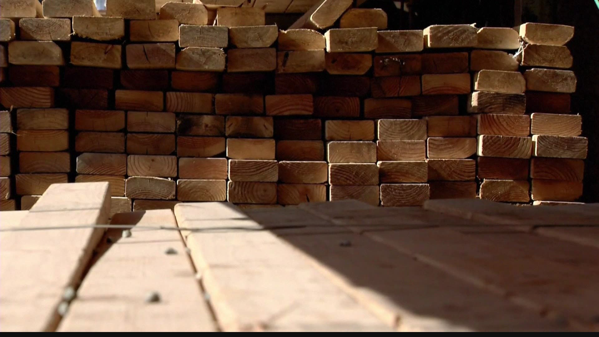 After wild price increases, lumber costs are finally easing.