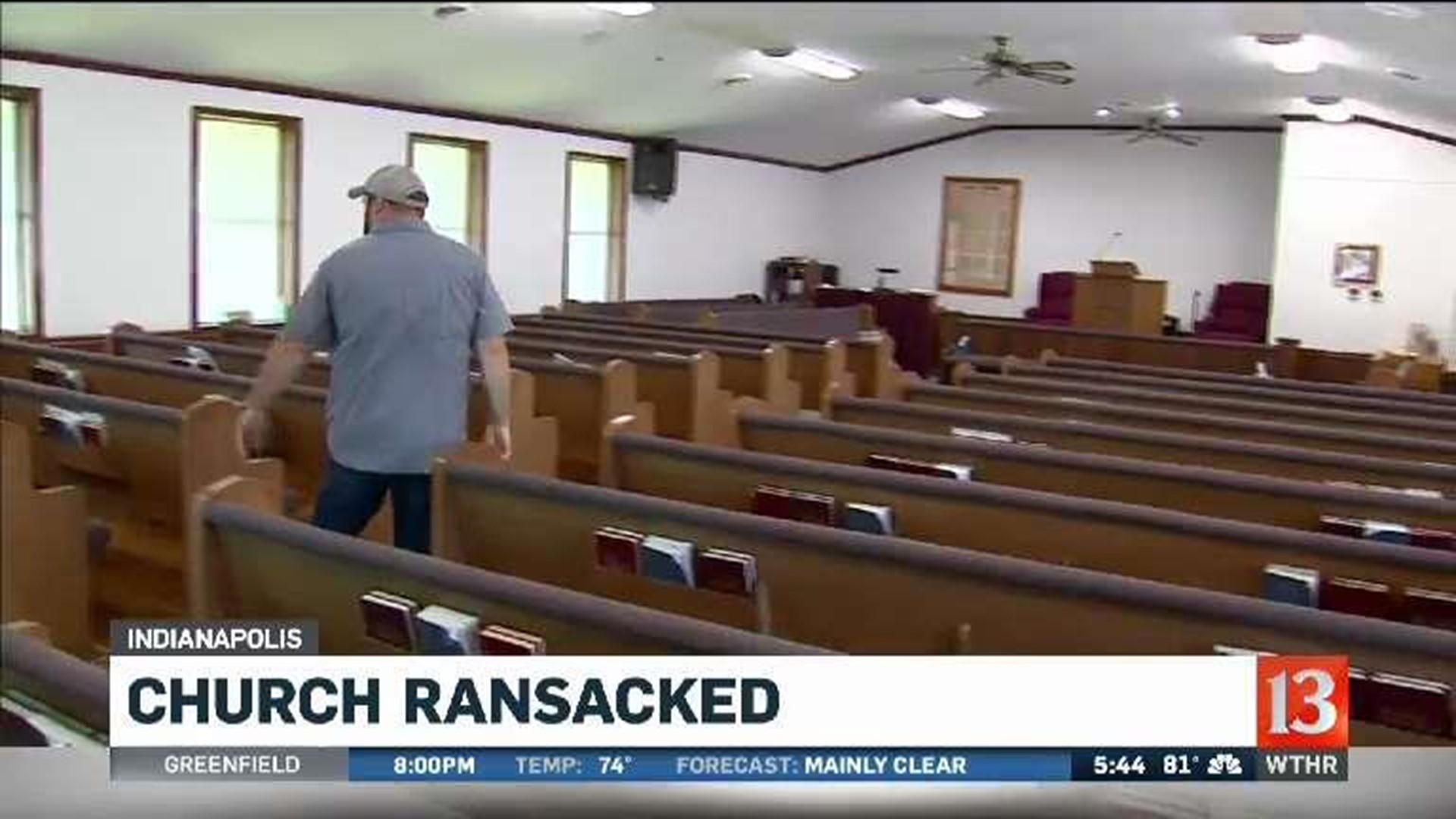 Church ransacked