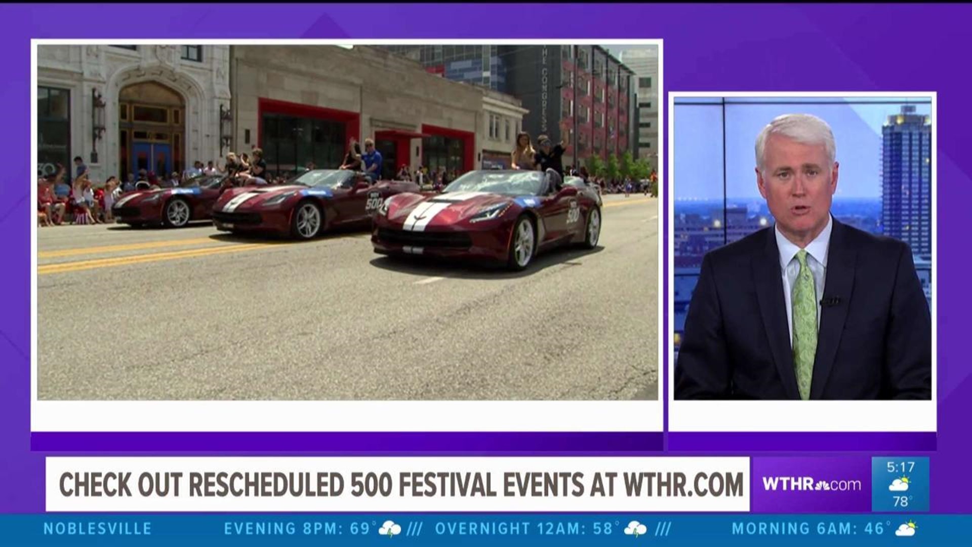 500 Festival events rescheduled
