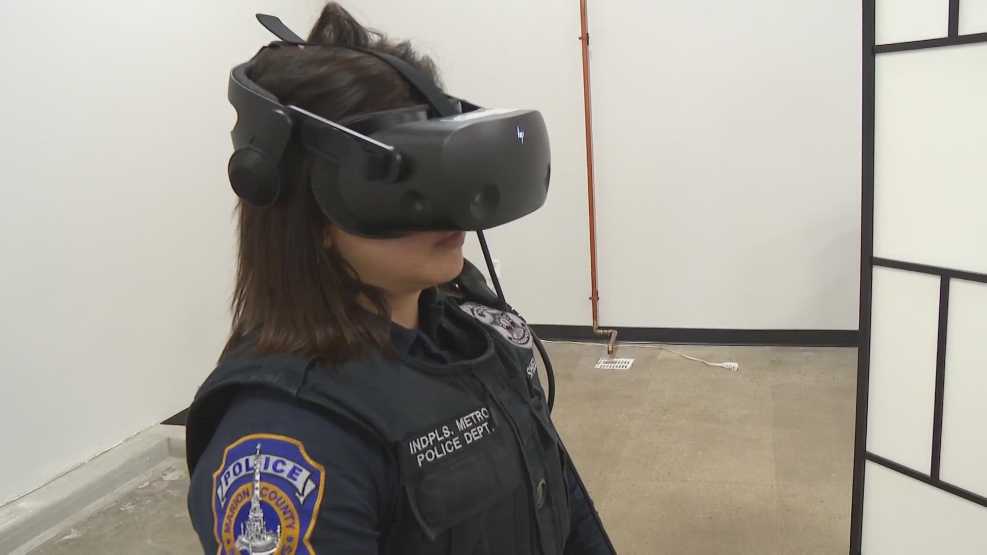 An Indy-based tech company is using "virtual reality" to keep police emotionally healthy.