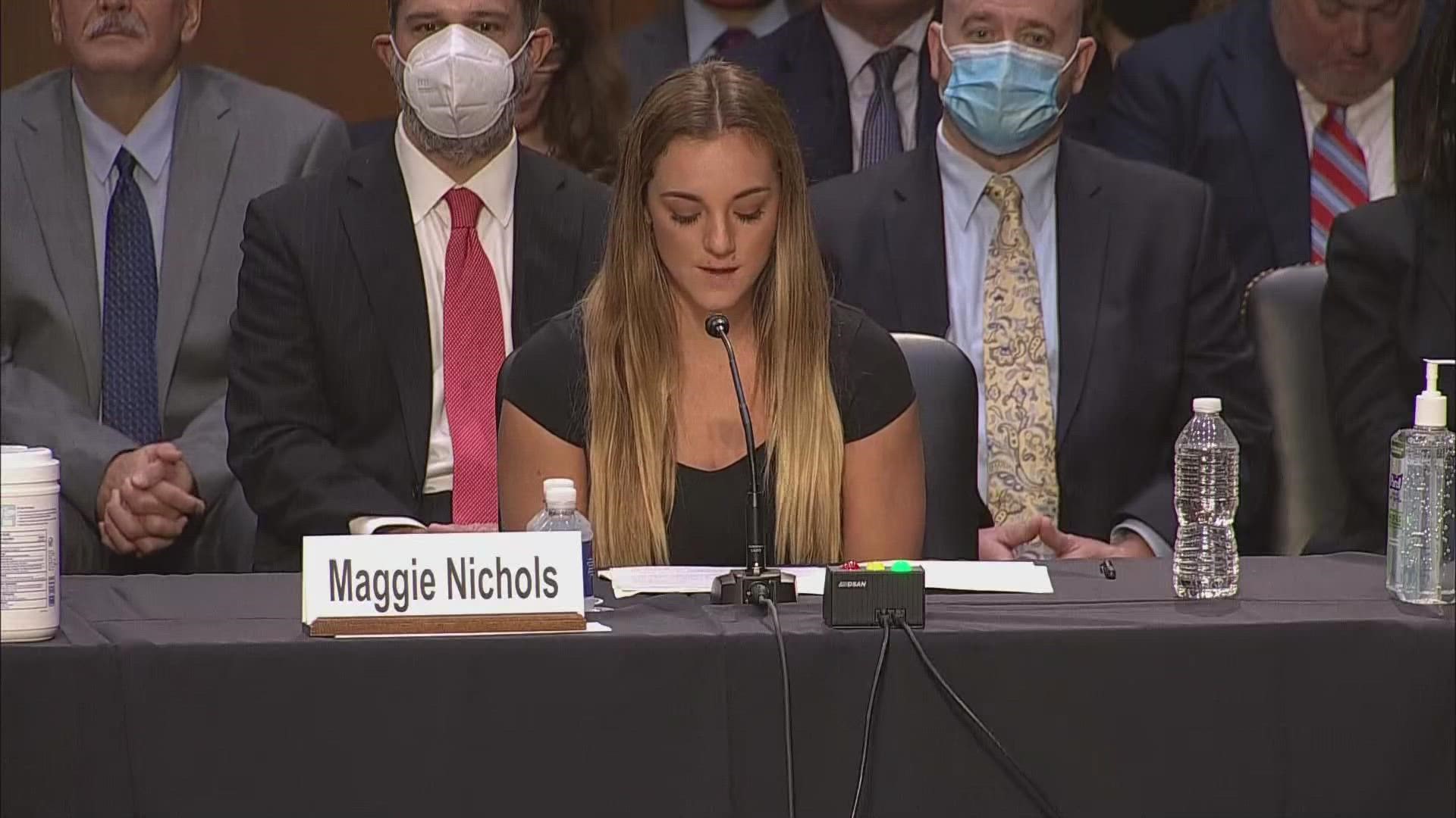 Nichols said she reported the abuse to USA Gymnastics over six years ago, which went ignored. Several other gymnasts were abused by Nassar after that report.