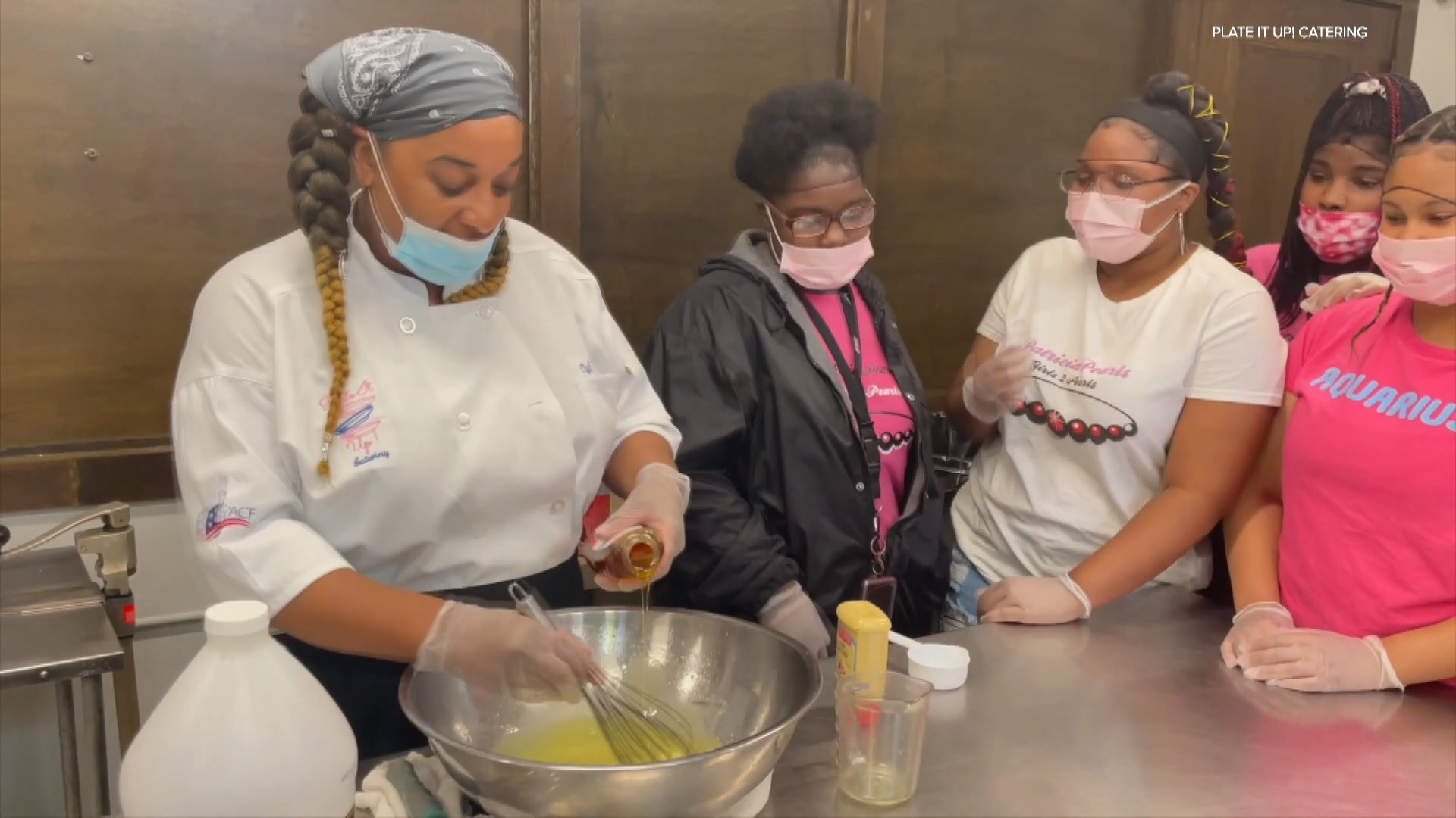 Chef Felicia Grady is using her catering experience to help expose young girls to a wide array of career paths.